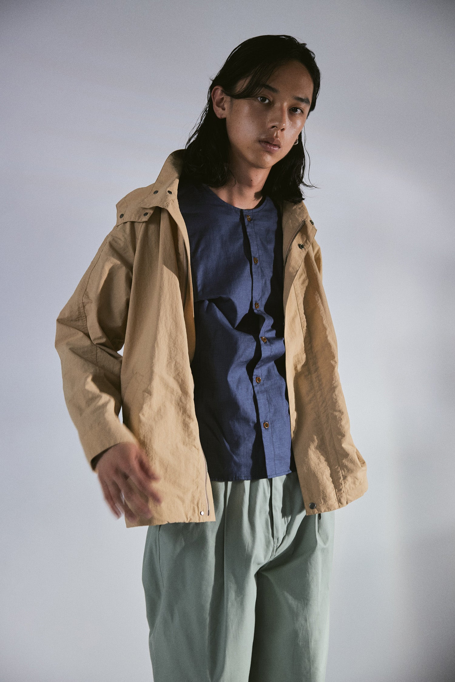 YARRA NEU ナイロンフードブルゾン NU-5617-425