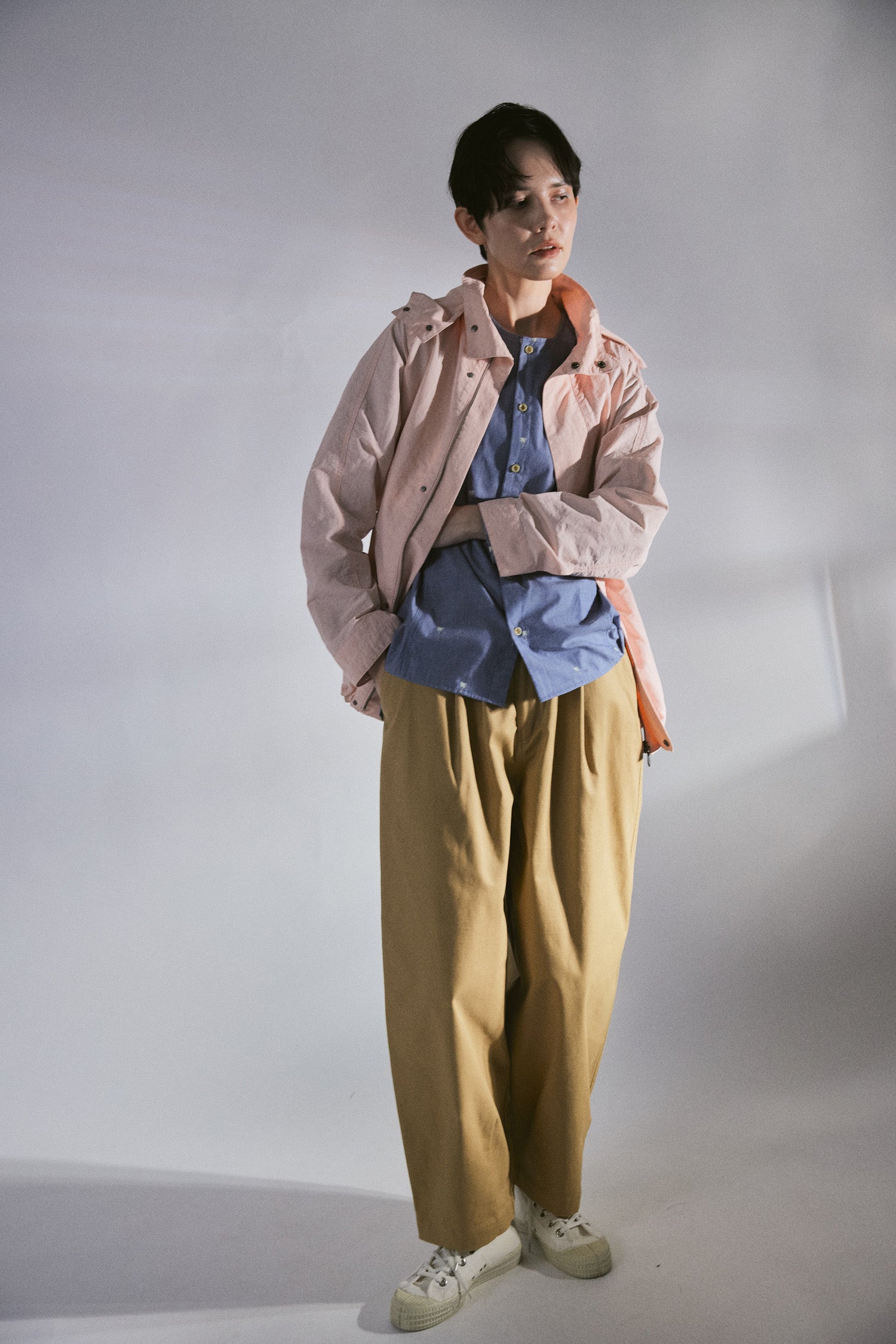 YARRA NEU コットンセミコクーンパンツ NU-5615-417