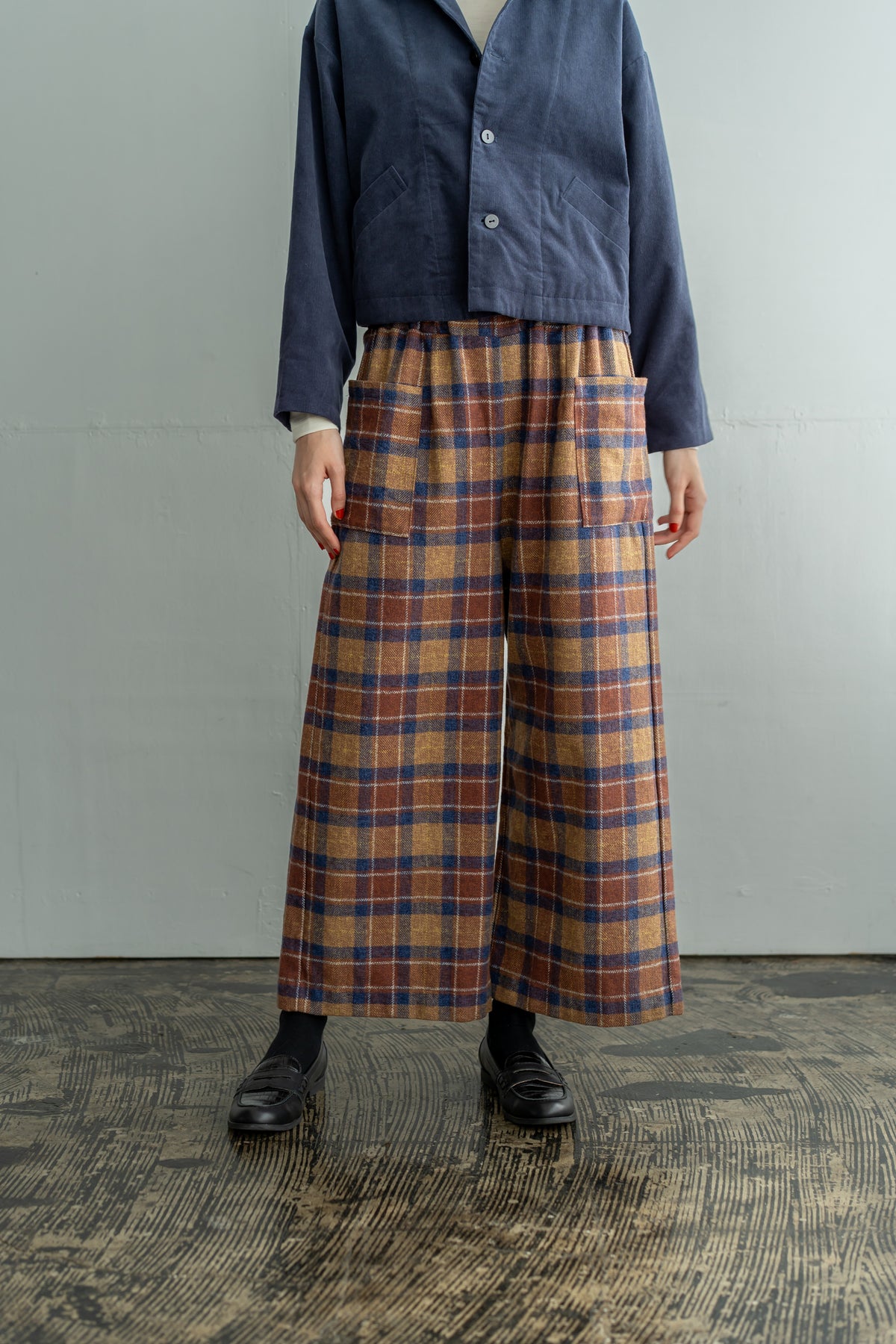 YARRA ヴィンテージ起毛三つ杢パンツ YR-1655-263