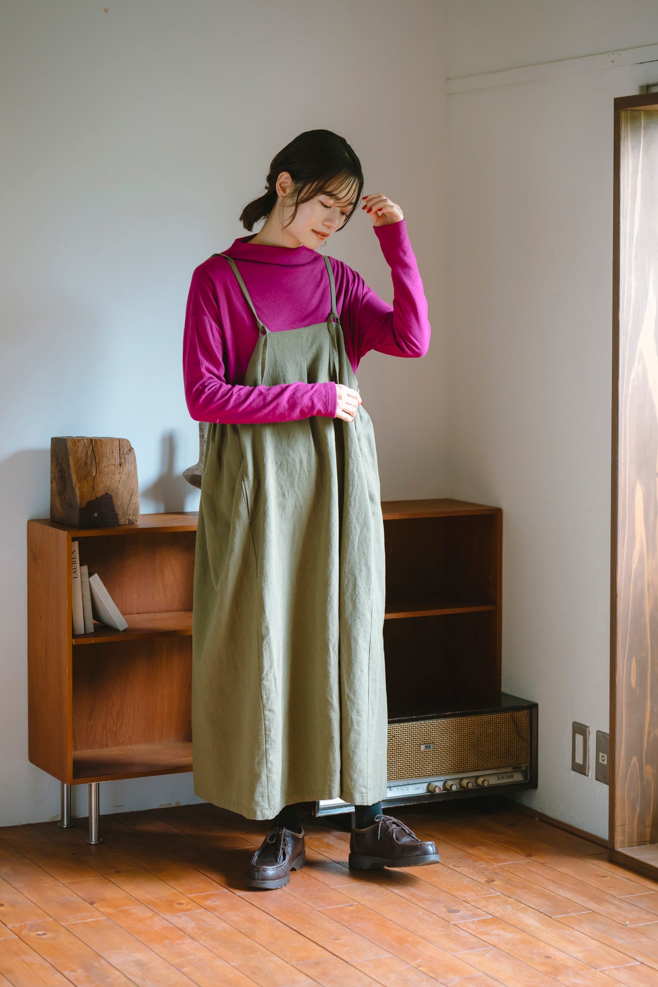 YARRA 40接結天竺ハイネックプルオーバー YR-1551-257