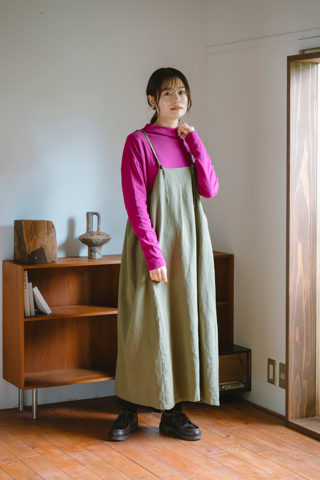 YARRA 40接結天竺ハイネックプルオーバー YR-1551-257