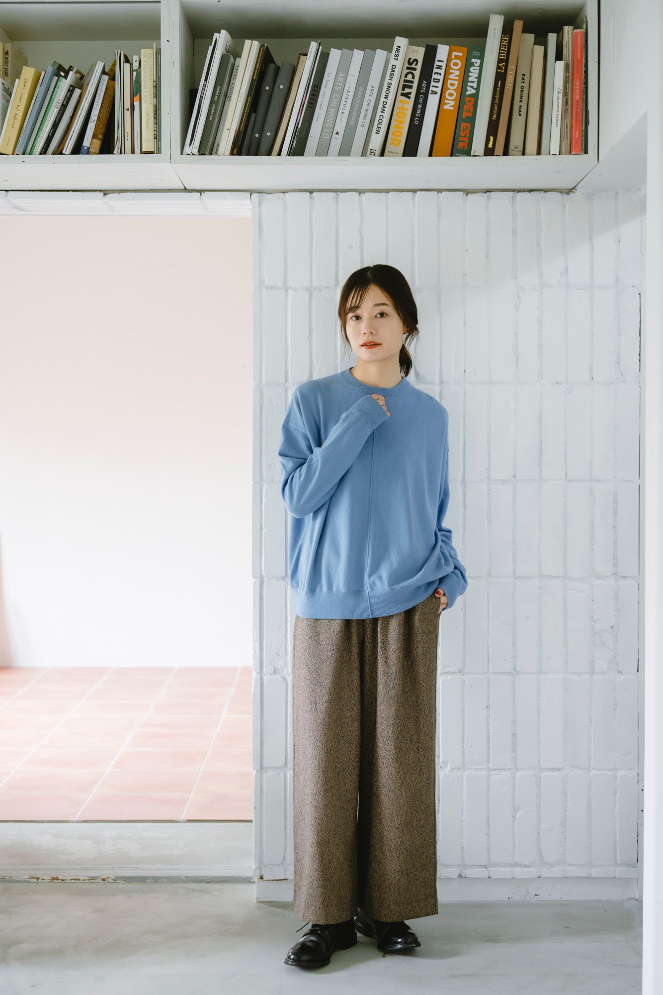 YARRA 柔らかメリノアウトリンキングニット YR-1552-247