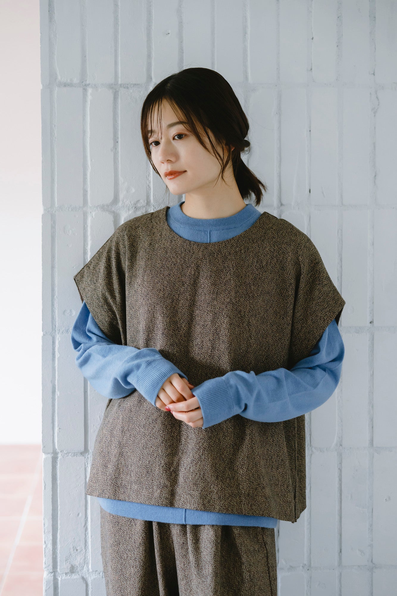 YARRA 柔らかメリノアウトリンキングニット YR-1552-247