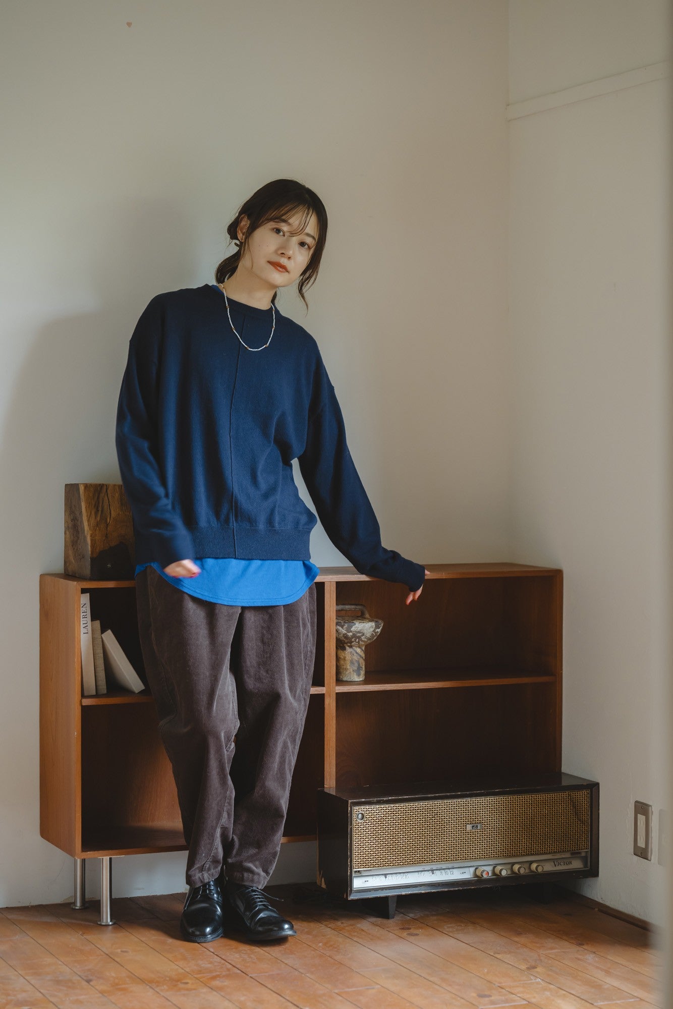 YARRA 柔らかメリノアウトリンキングニット YR-1552-247