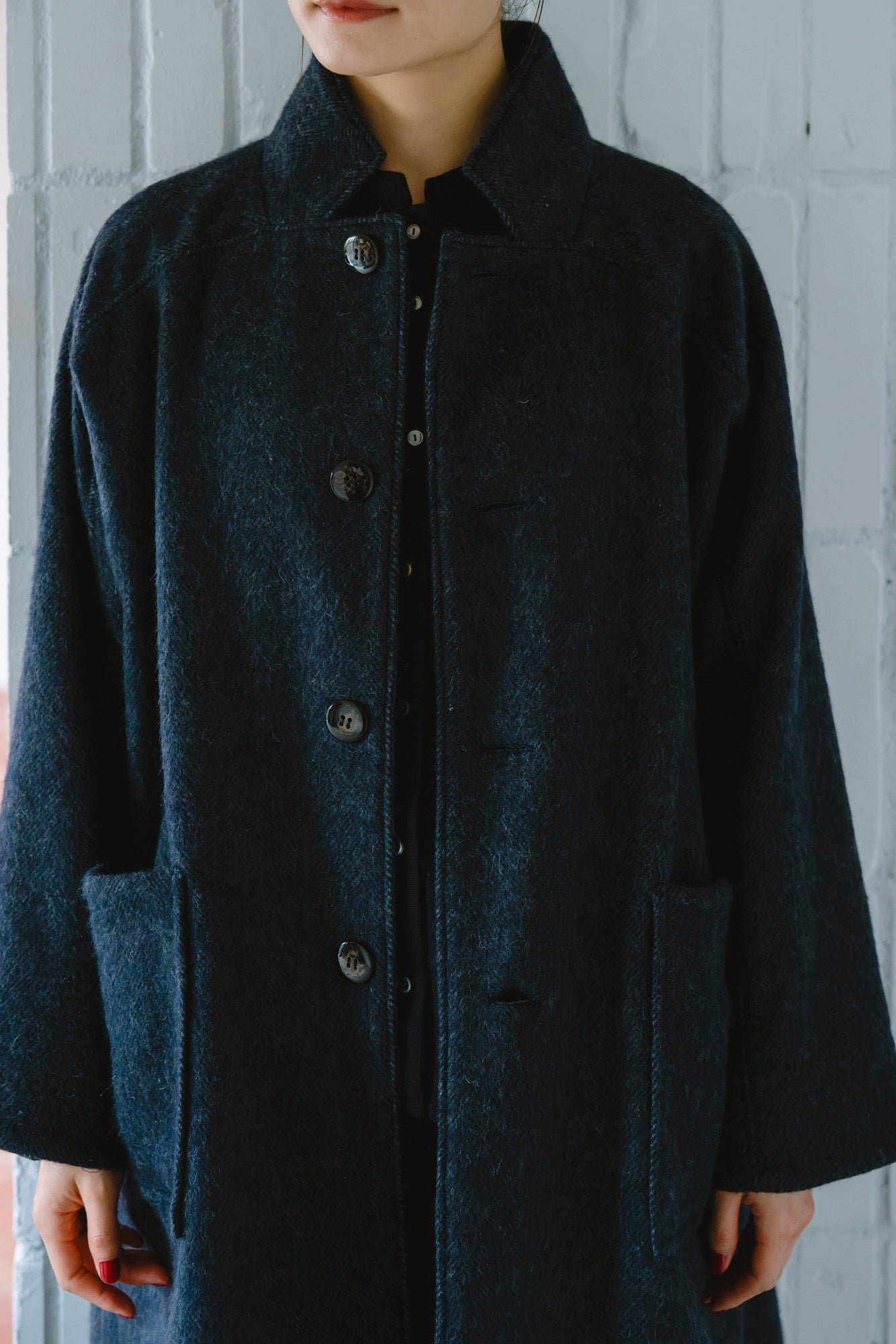 YARRA エコウールデザインスタンドコート YR-1557-275