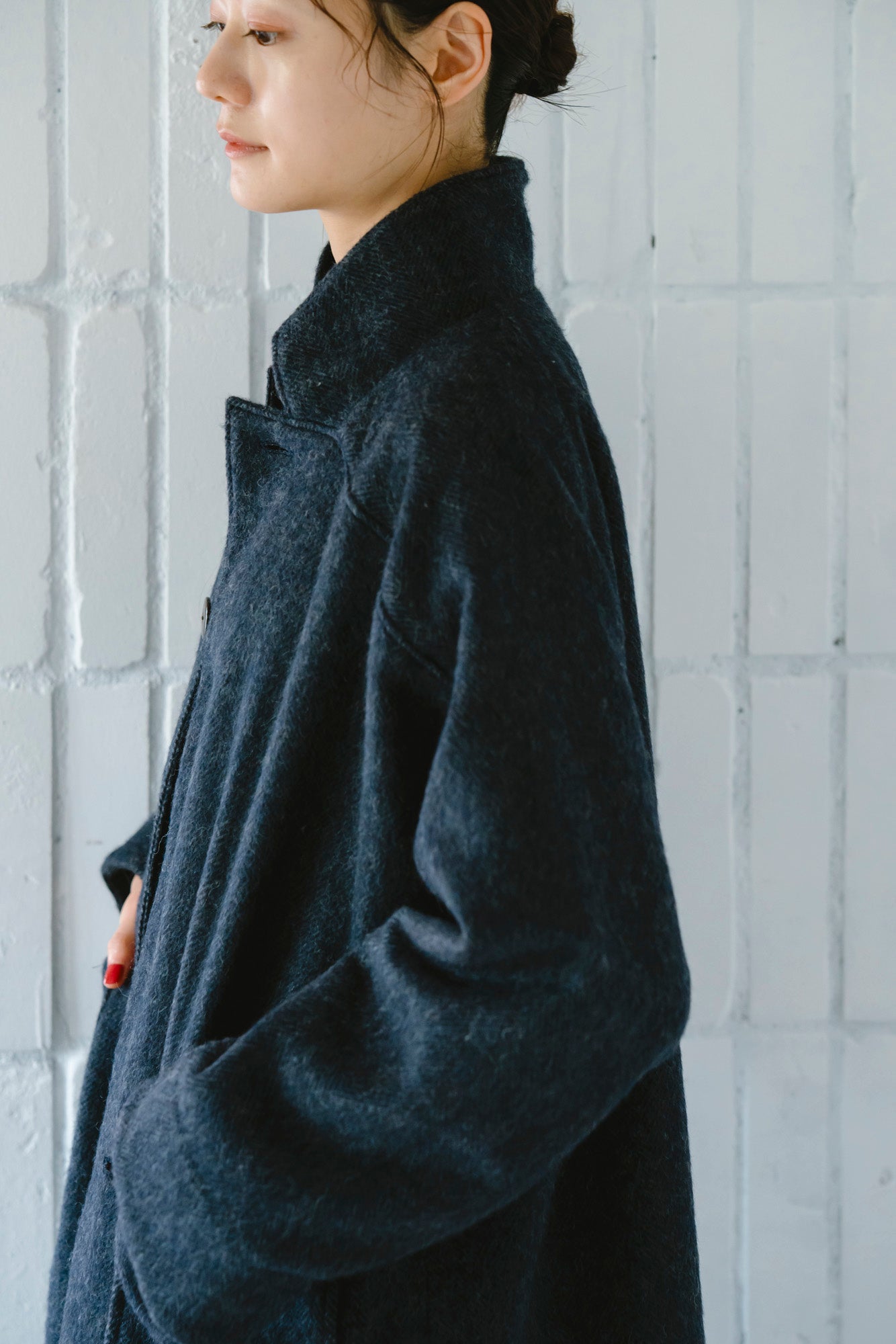 YARRA エコウールデザインスタンドコート YR-1557-275