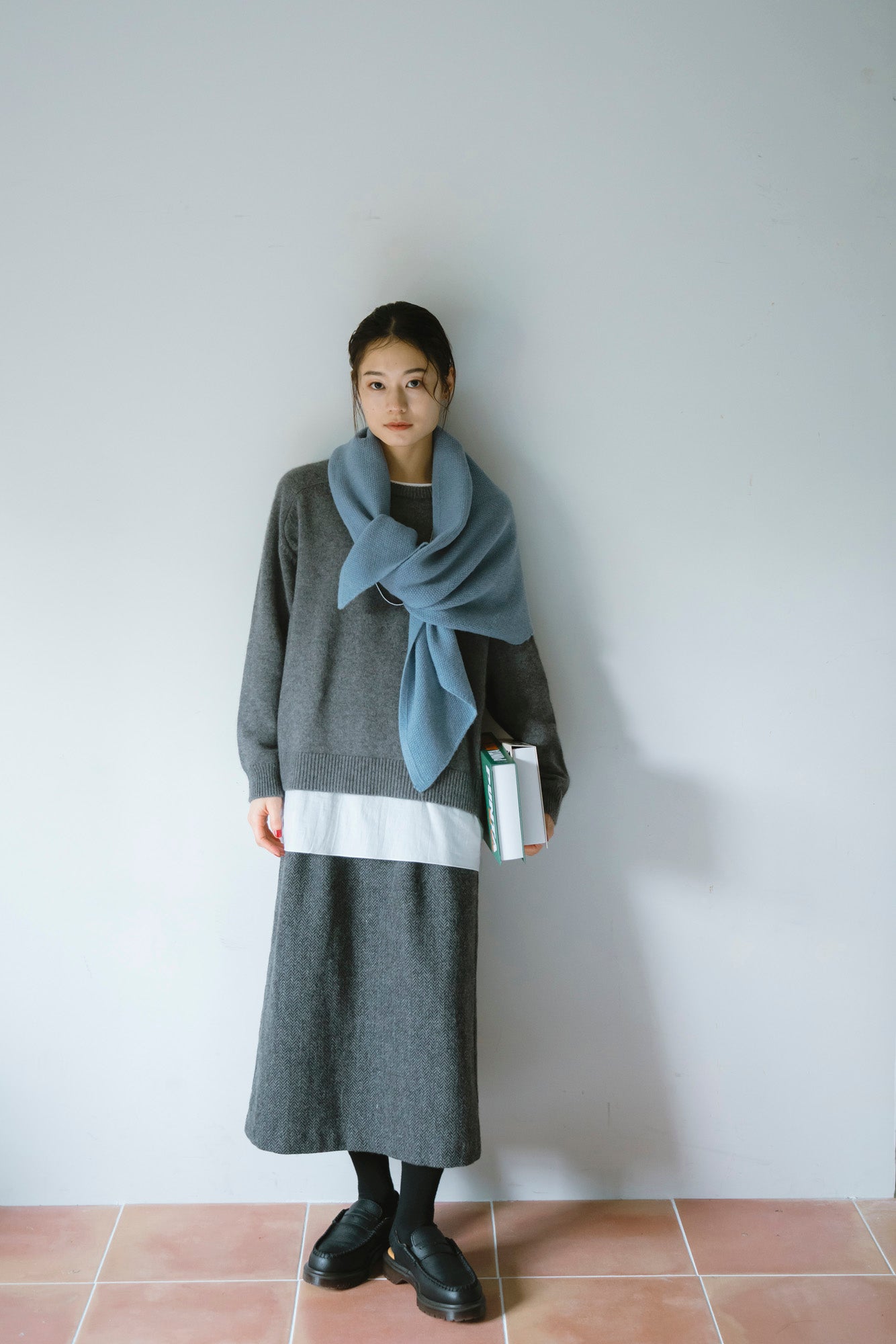 YARRA 鹿の子ニットストール YR-1559-262