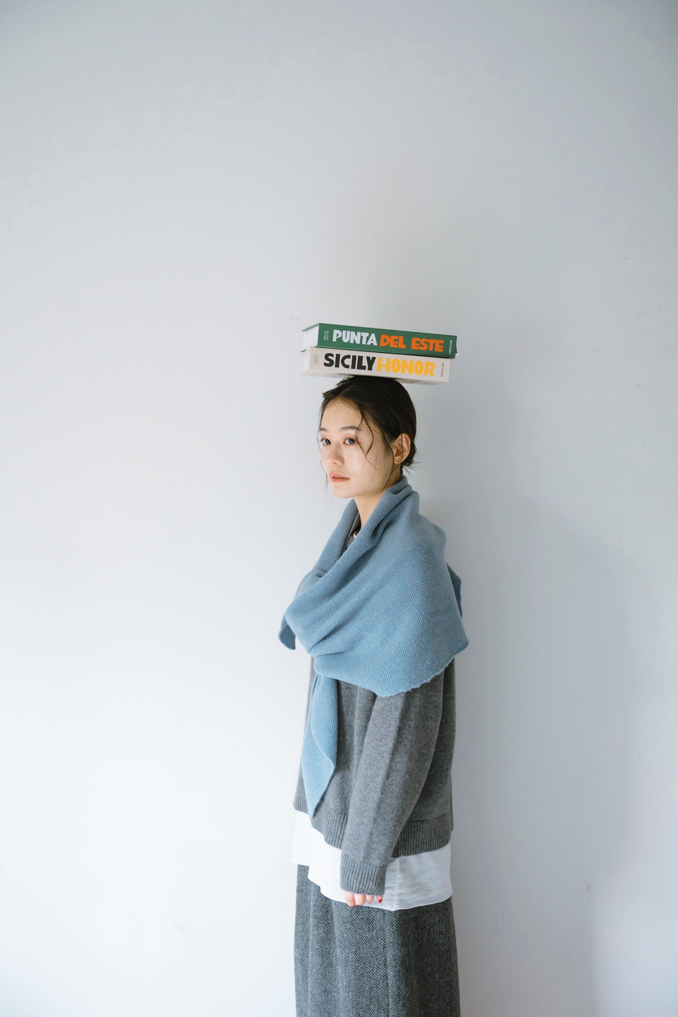 YARRA 鹿の子ニットストール YR-1559-262