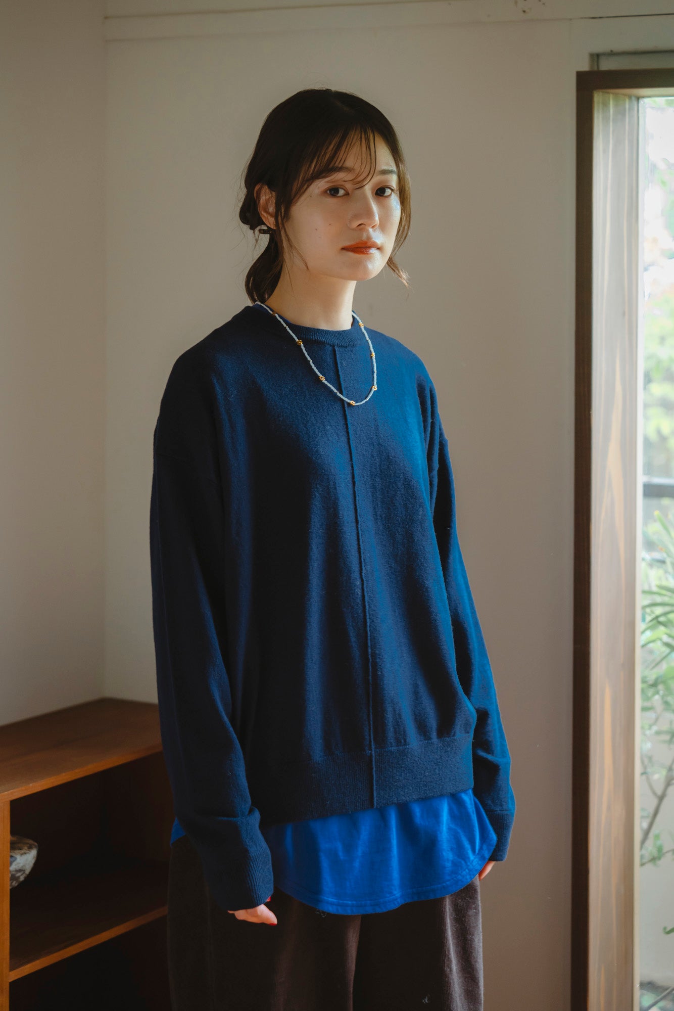 YARRA 柔らかメリノアウトリンキングニット YR-1552-247