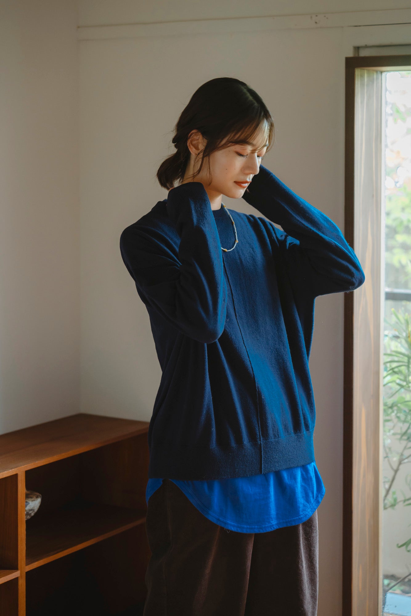 YARRA 柔らかメリノアウトリンキングニット YR-1552-247