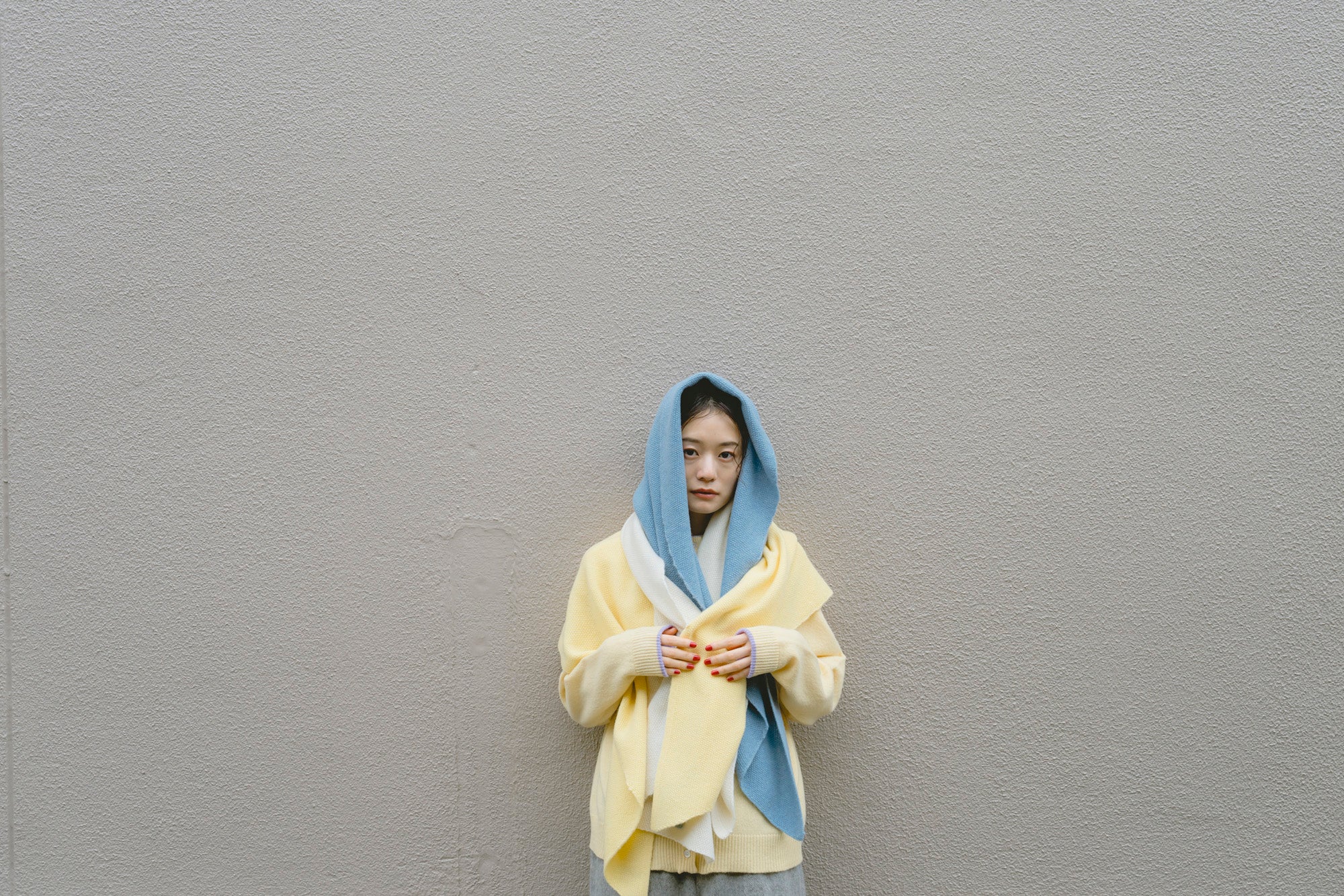 YARRA 鹿の子ニットストール YR-1559-262