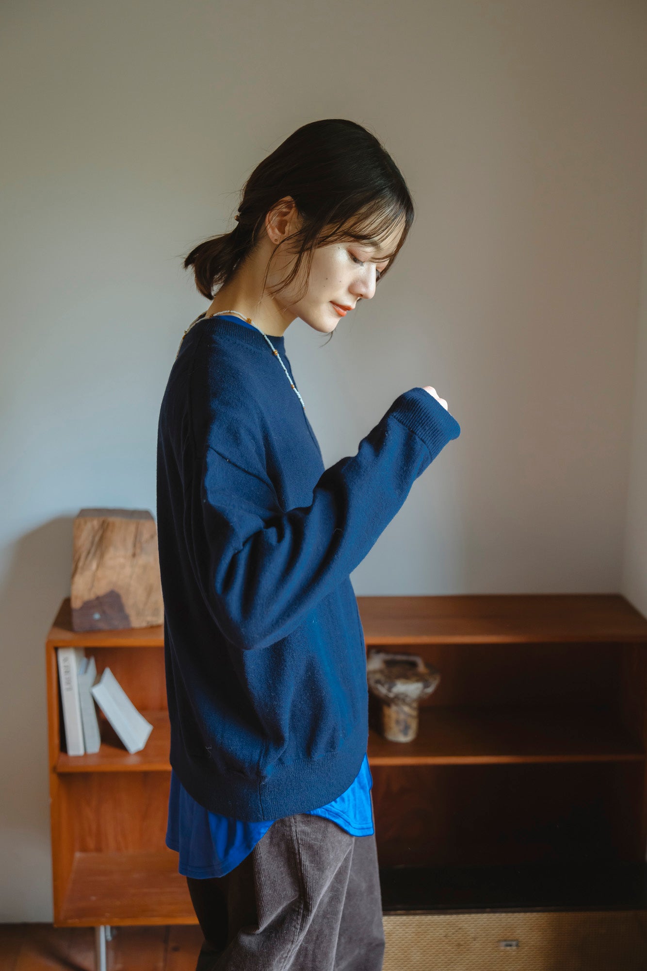 YARRA 柔らかメリノアウトリンキングニット YR-1552-247