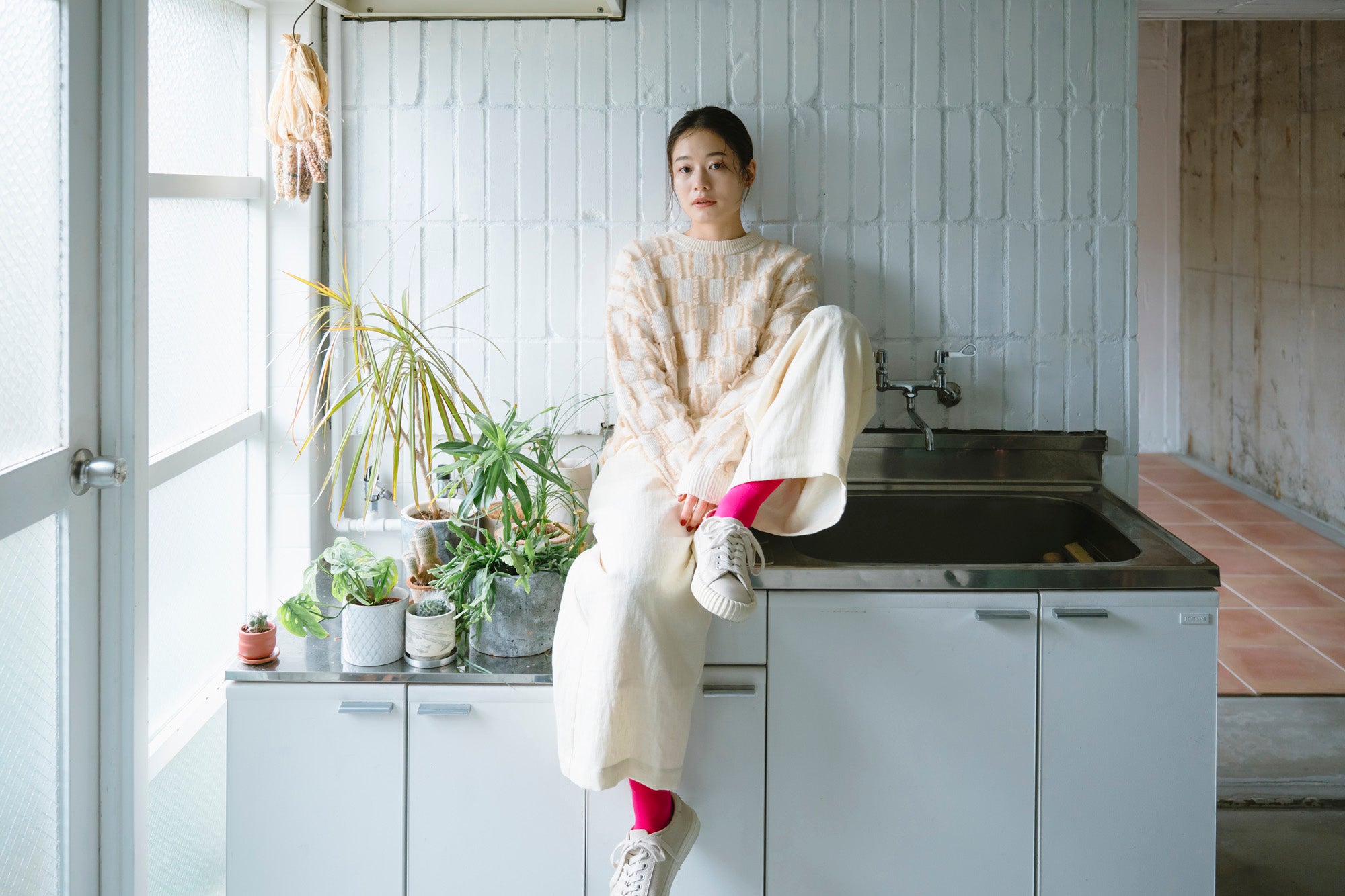 YARRA フリンジニットプルオーバー YR-1552-264