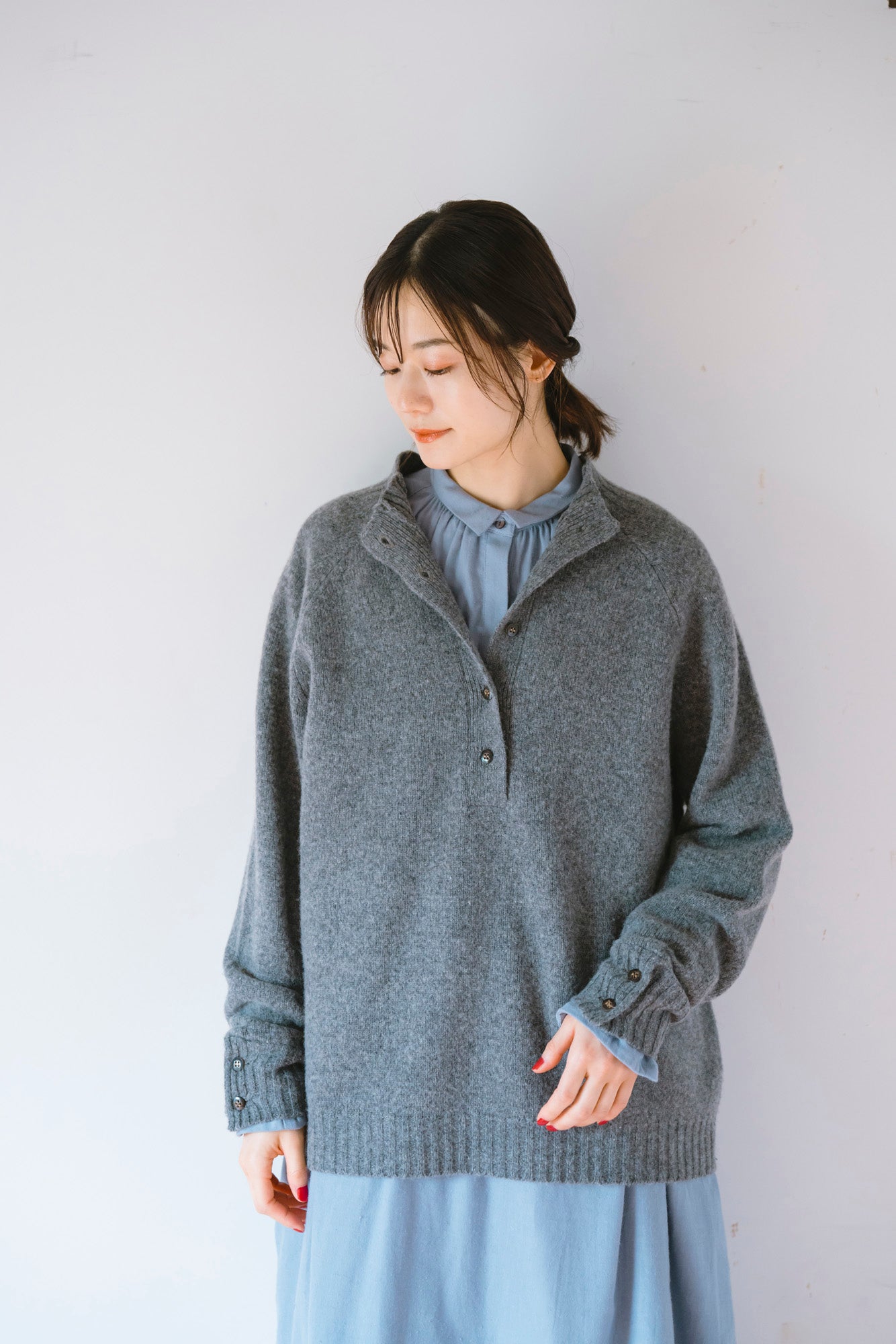 YARRA ハイネックニットプルオーバー YR-1552-276