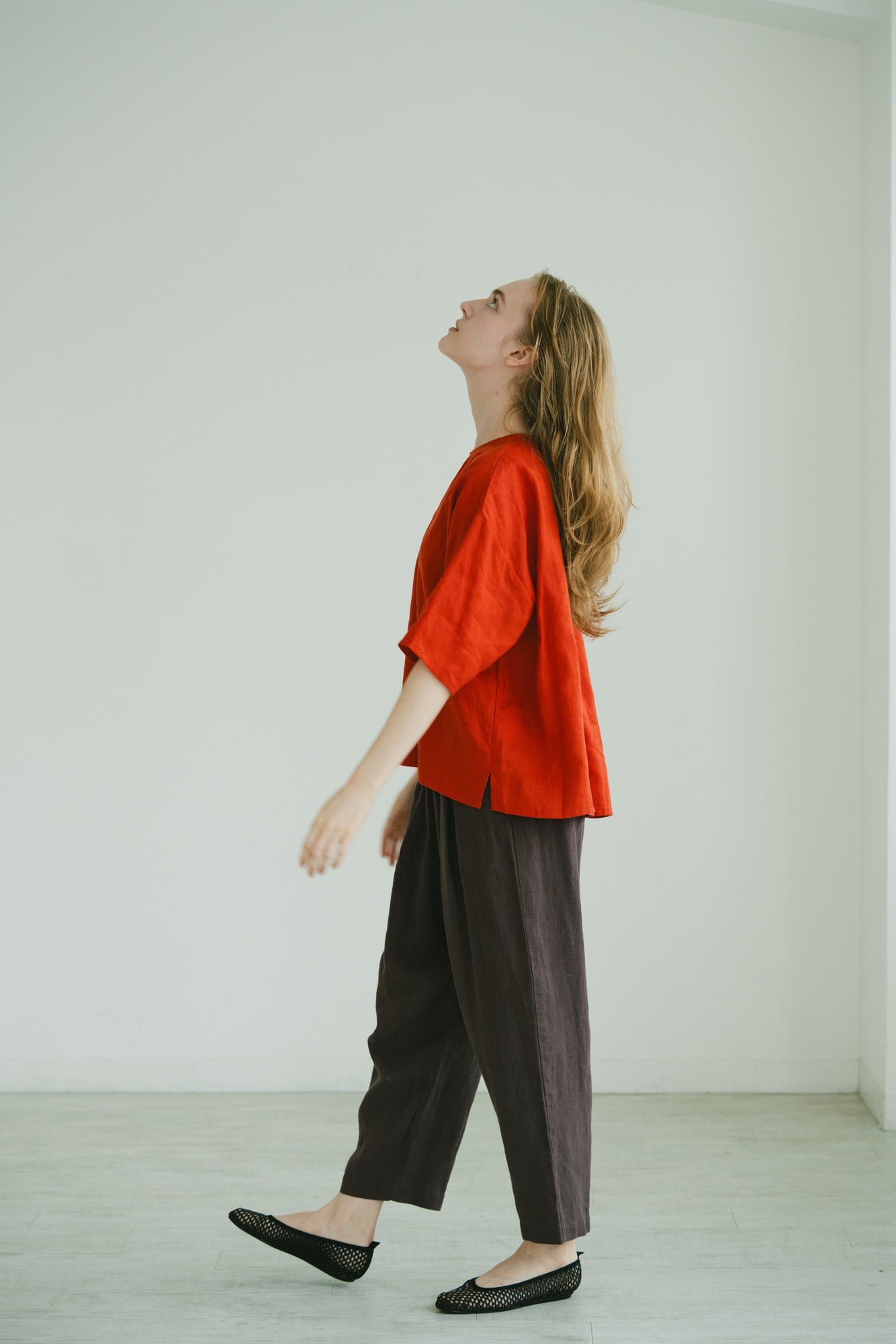 YARRA リネン100TEEブラウス YR-1623-302