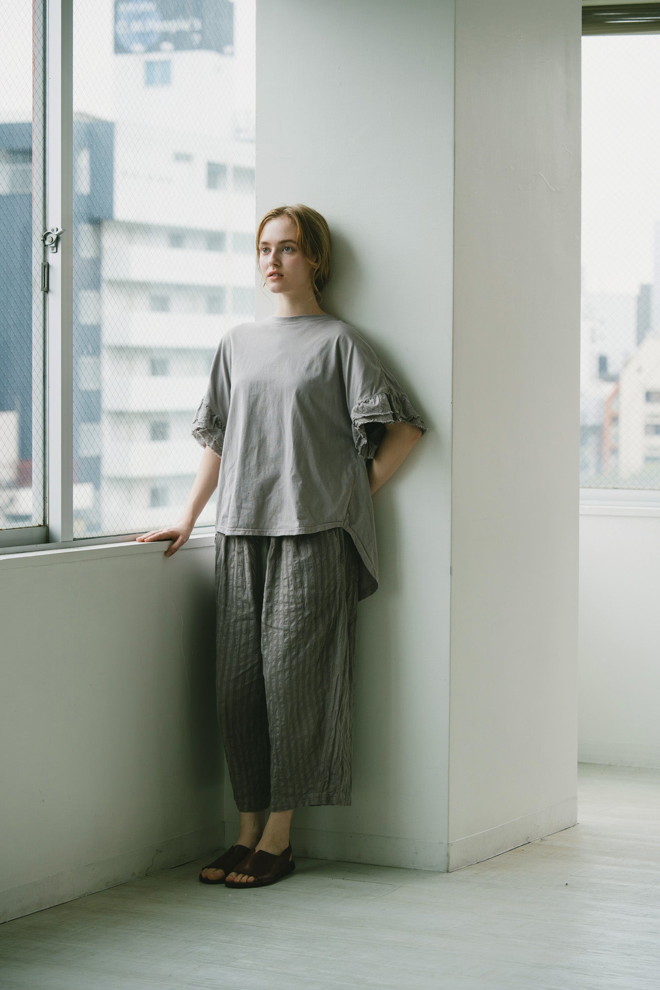 YARRA Talk with CHAI染めパンツ YR-1625-264