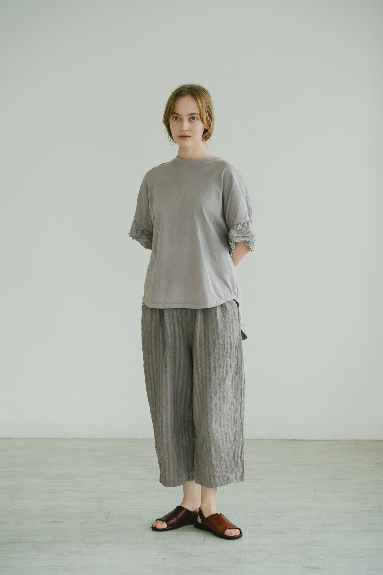 YARRA Talk with CHAI染めパンツ YR-1625-264