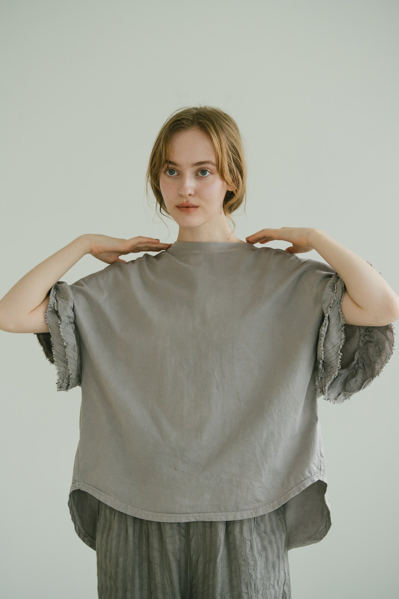 YARRA Talk with CHAI染めプルオーバー YR-1621-256