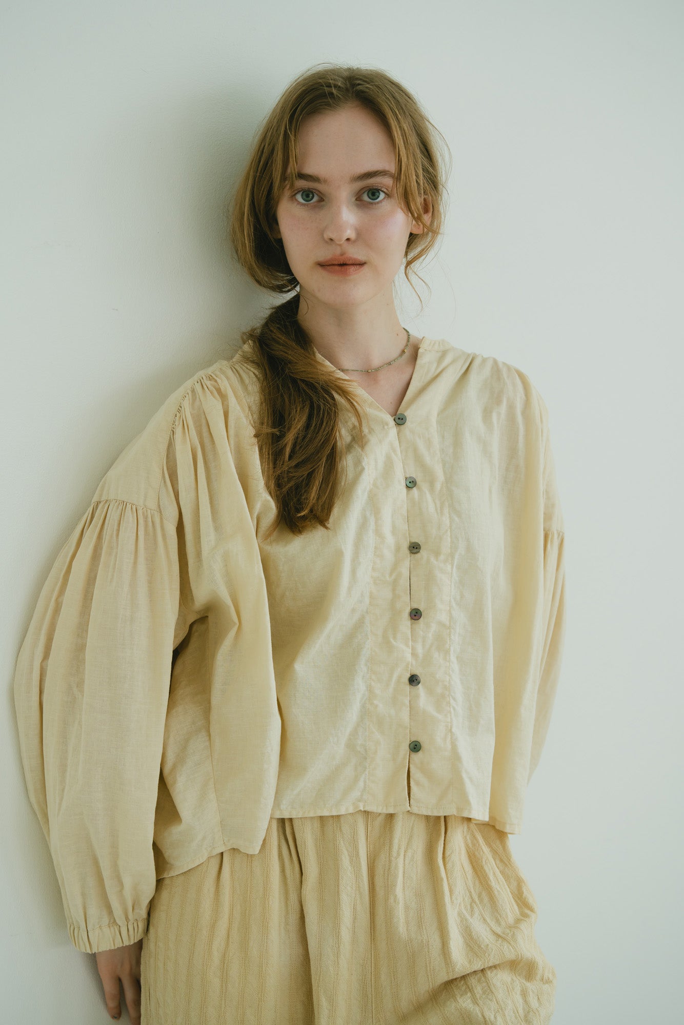 YARRA Talk with CHAI染めブラウス YR-1623-263