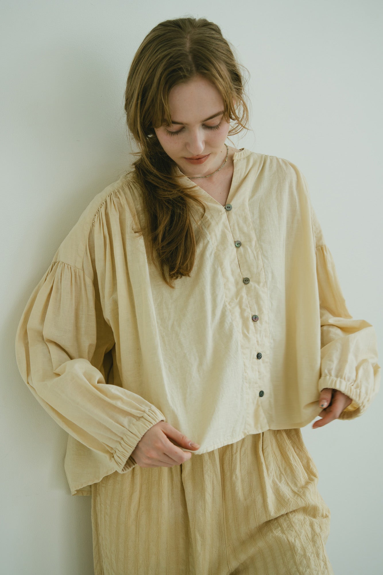 YARRA Talk with CHAI染めブラウス YR-1623-263