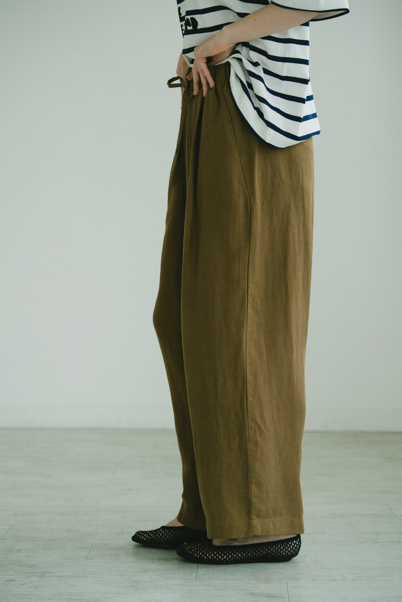YARRA テンセルリネンツヤパンツ YR-1625-291