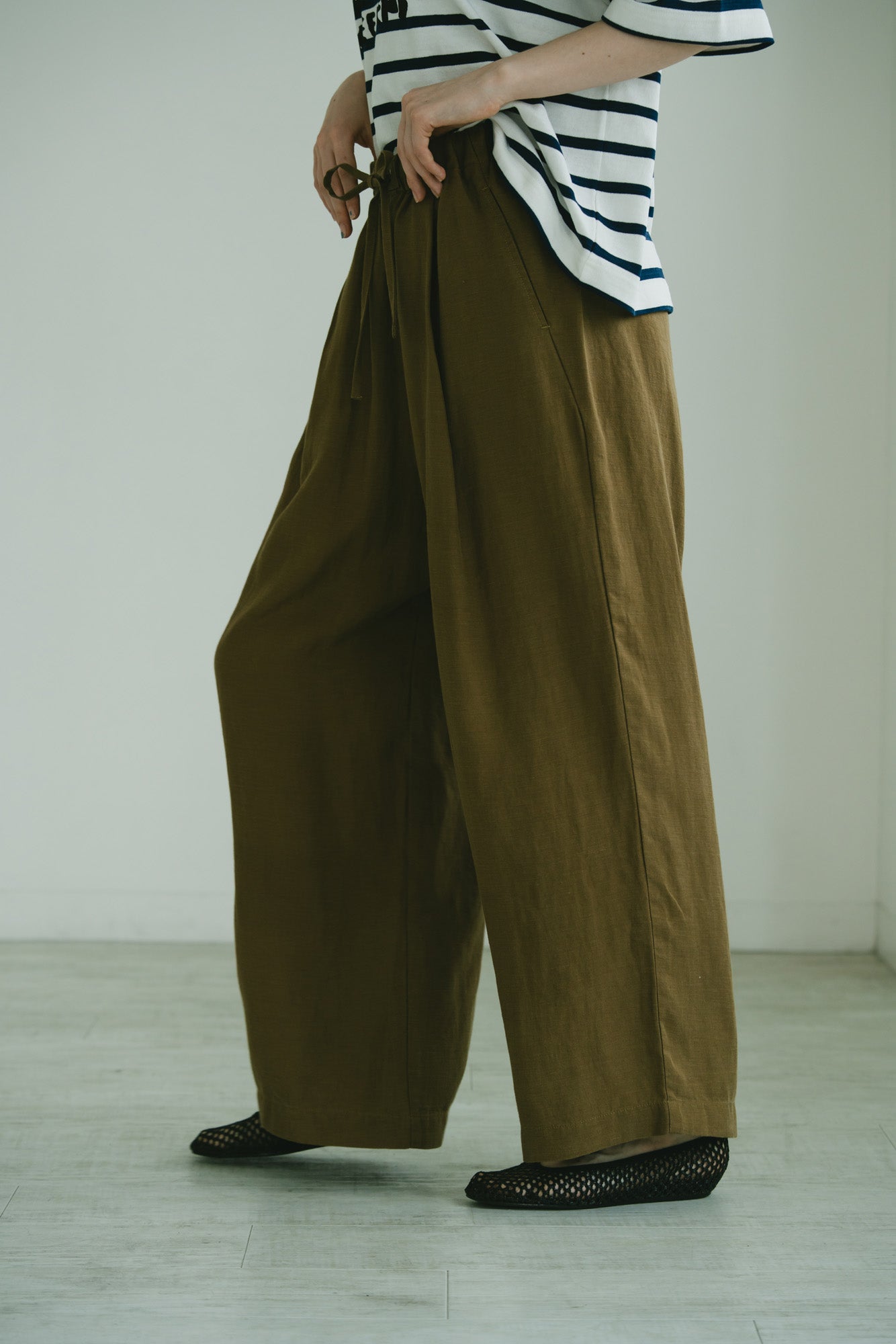 YARRA テンセルリネンツヤパンツ YR-1625-291