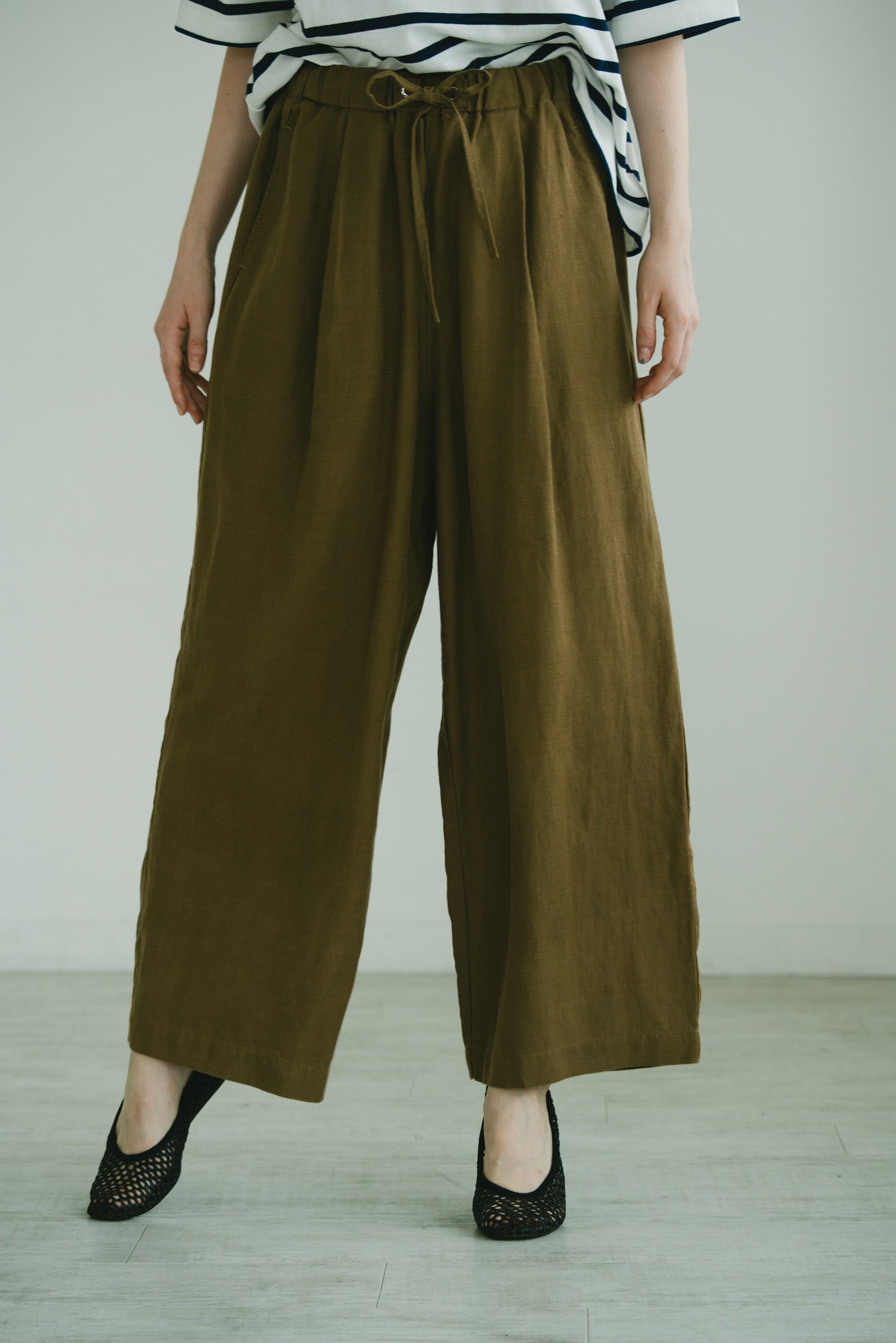 YARRA テンセルリネンツヤパンツ YR-1625-291