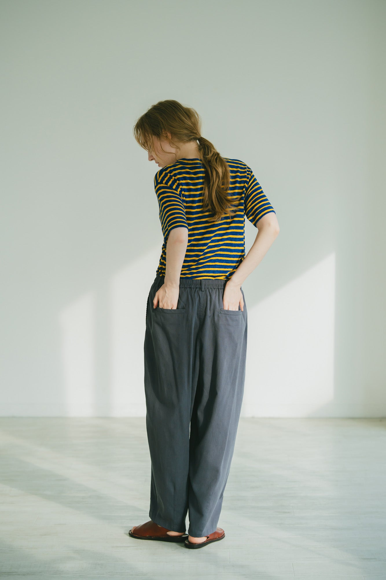 YARRA リネン天竺Tシャツ YR-1621-281