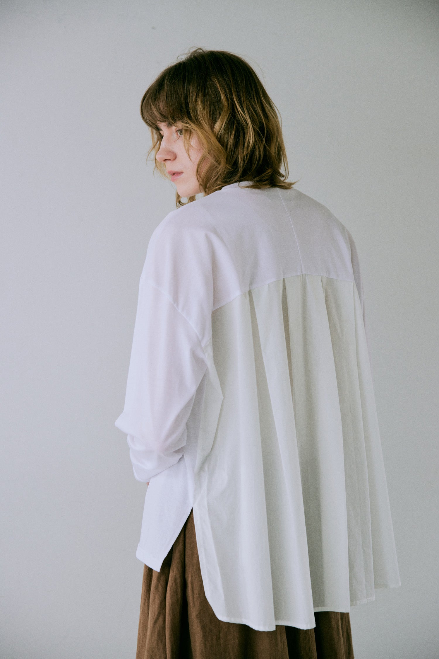 doux bleu コットンカット ドッキングプルオーバー DB-2541-009