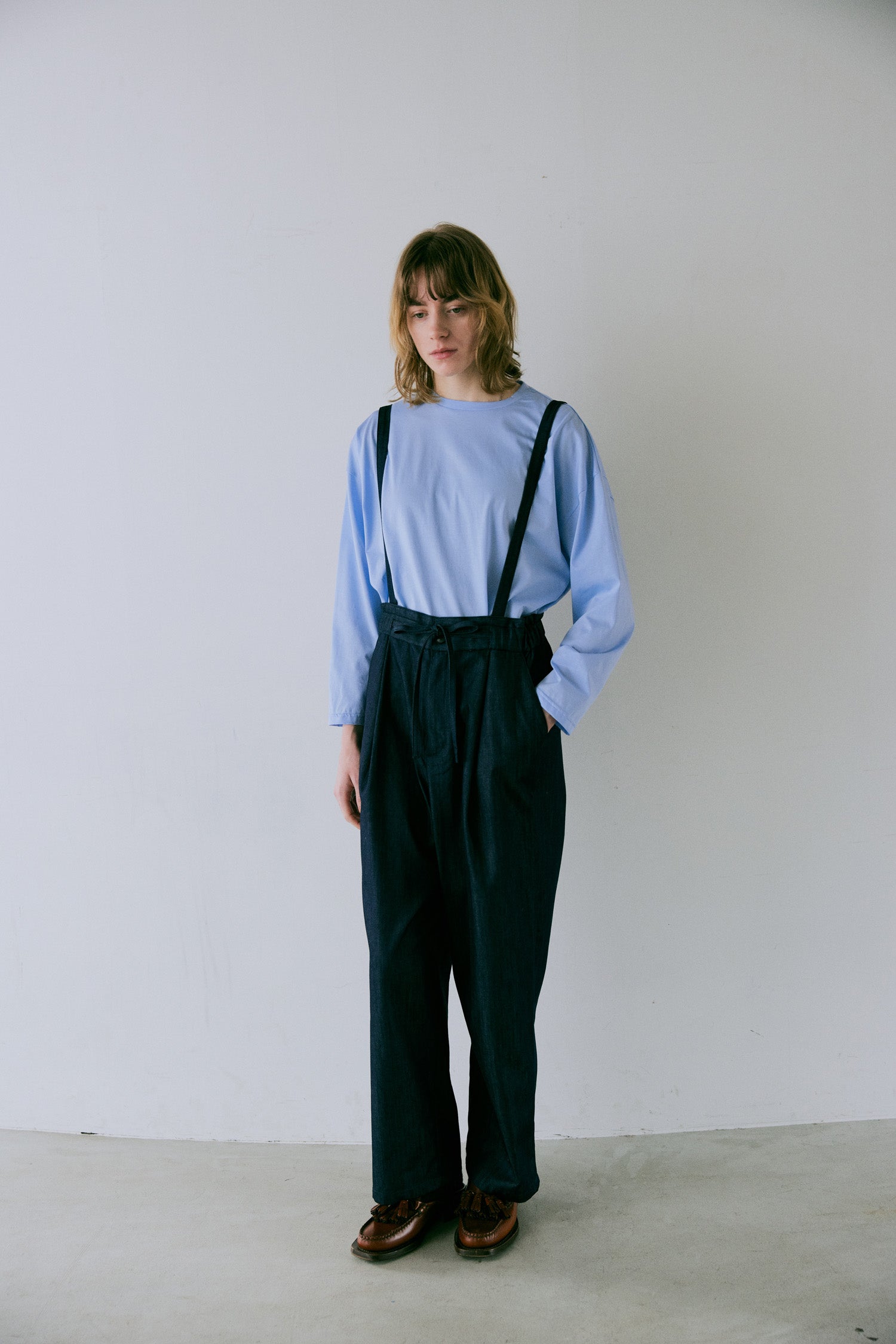 doux bleu コットンカット ドッキングプルオーバー DB-2541-009