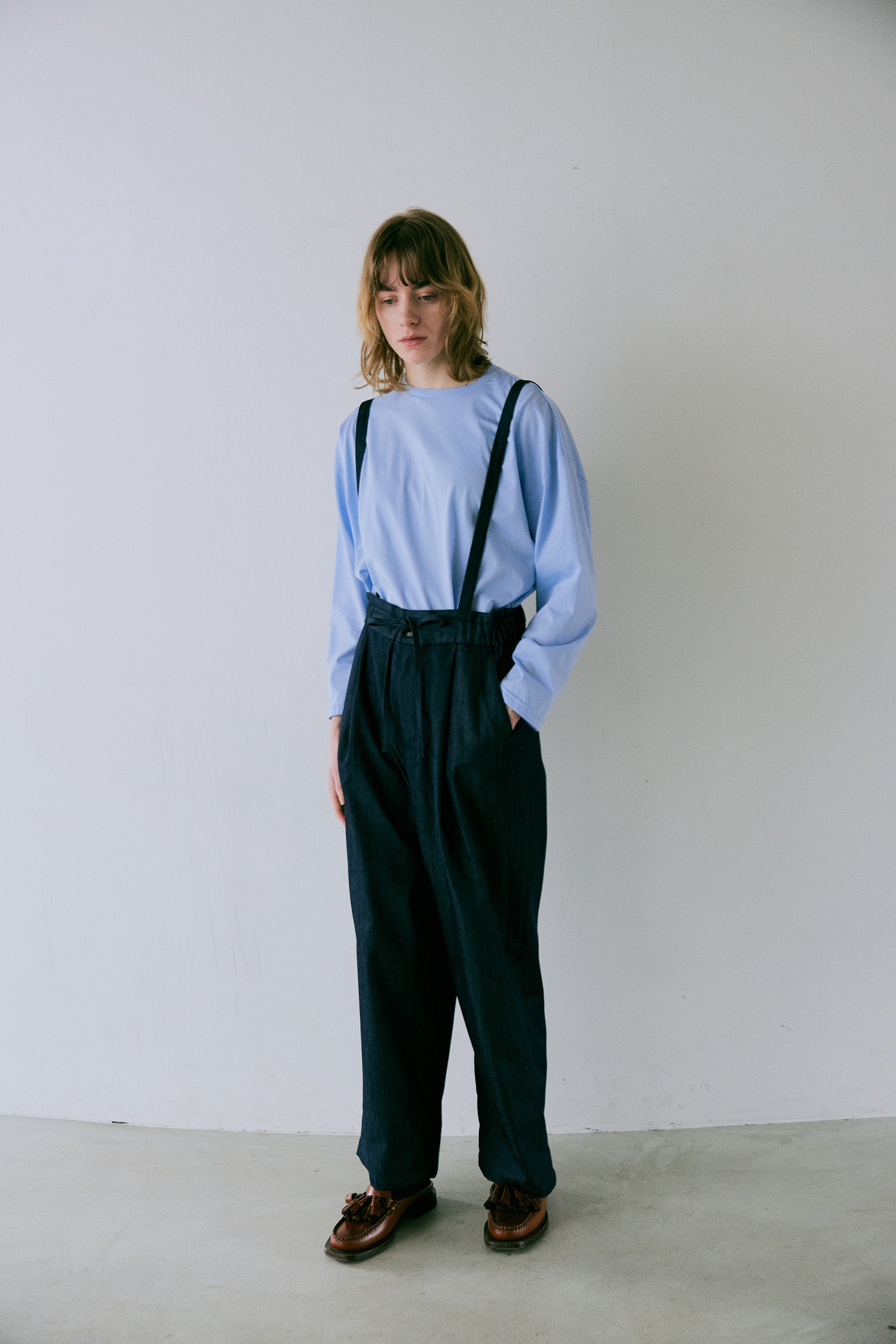 doux bleu コットンカット ドッキングプルオーバー DB-2541-009