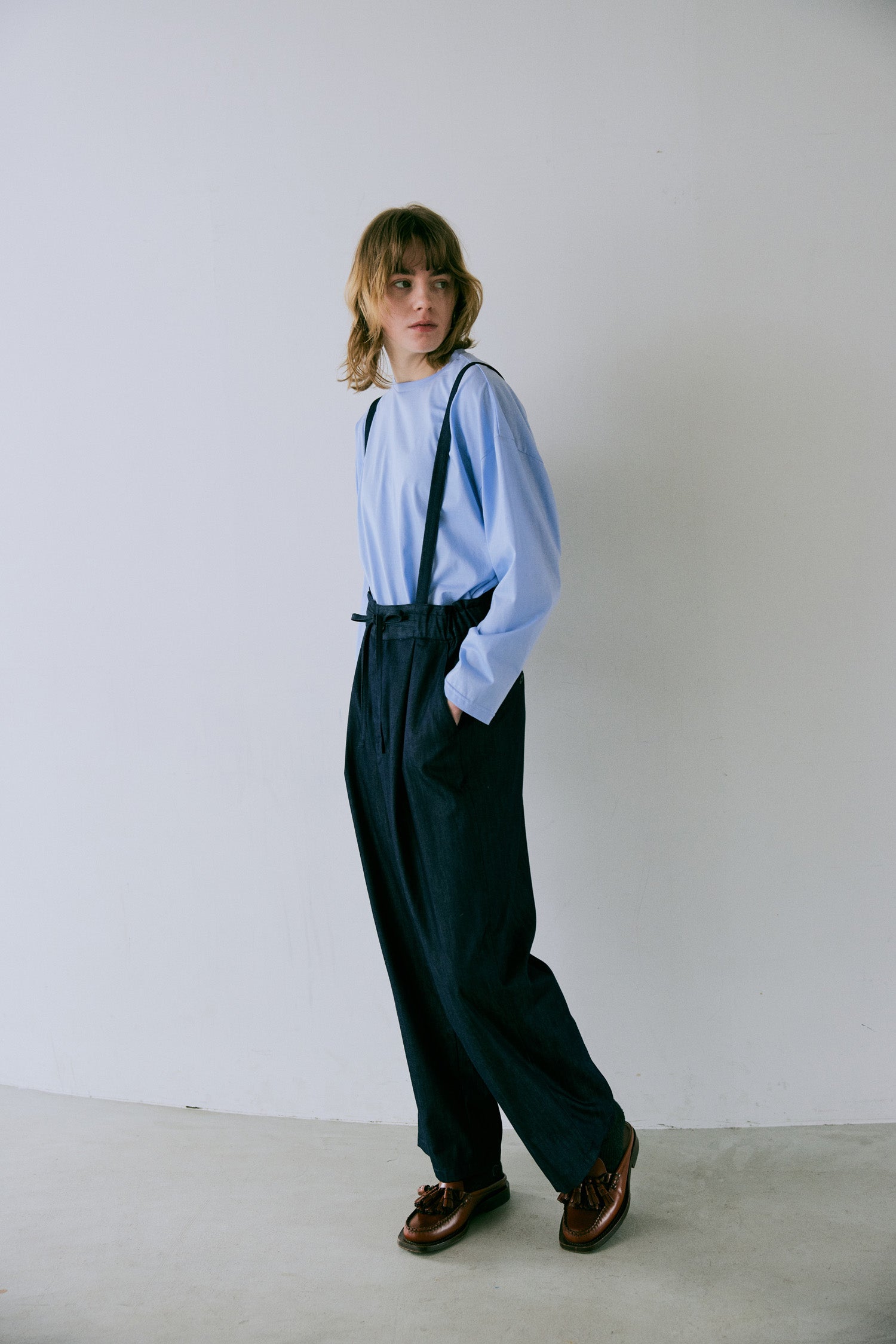 doux bleu コットンカット ドッキングプルオーバー DB-2541-009