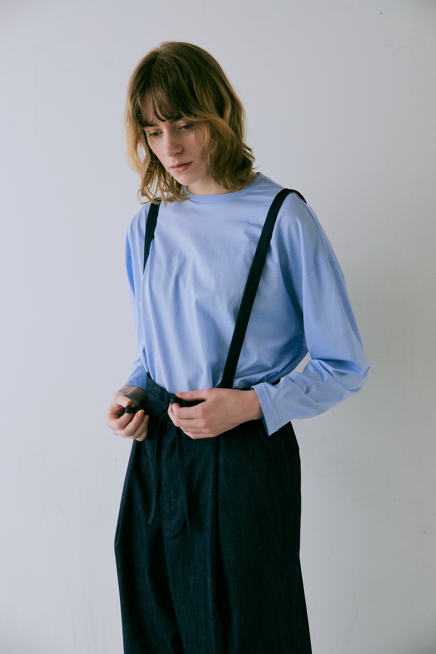 doux bleu コットンカット ドッキングプルオーバー DB-2541-009