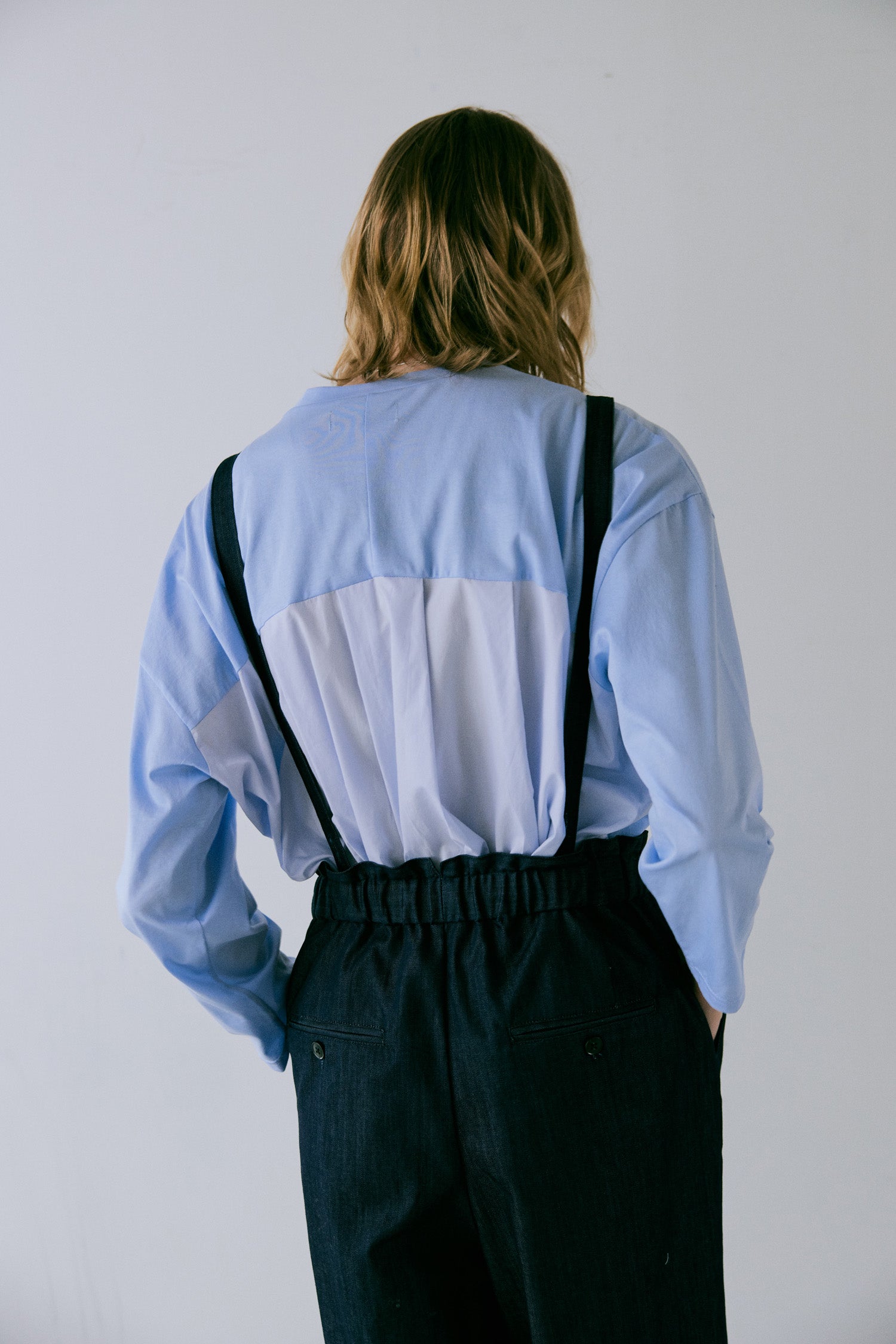 doux bleu コットンカット ドッキングプルオーバー DB-2541-009