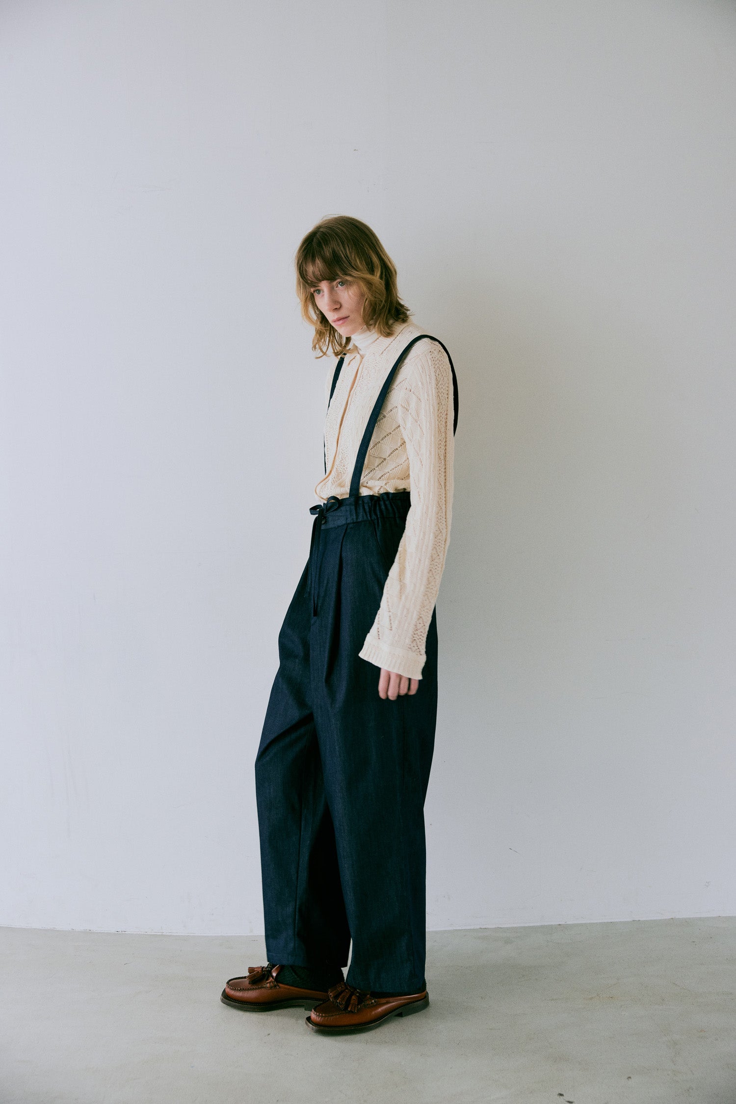 doux bleu ライトデニム サロペット DB-2545-005