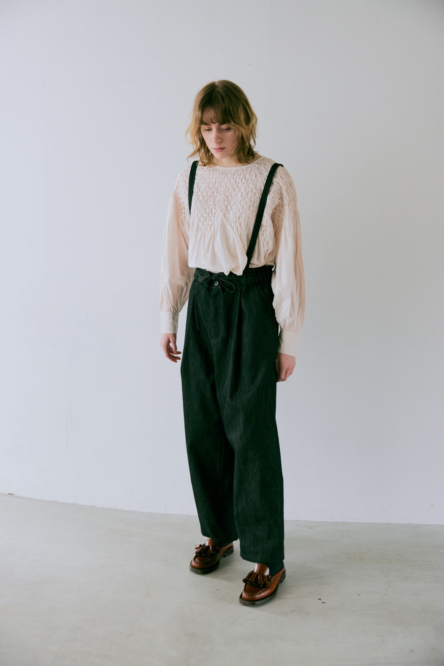 doux bleu ライトデニム サロペット DB-2545-005