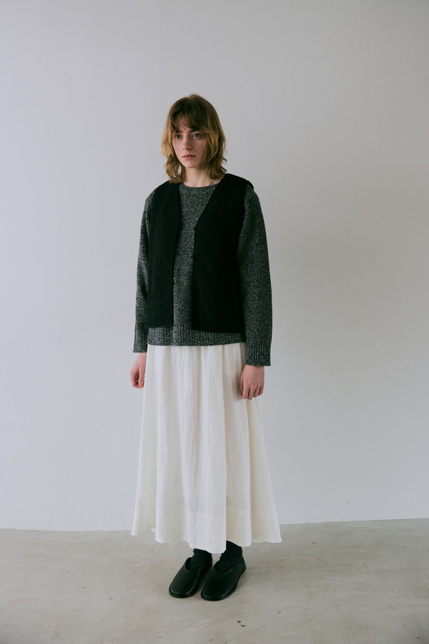 \再入荷/doux bleu インドキルト刺繍 2WAYベスト DB-2548-033