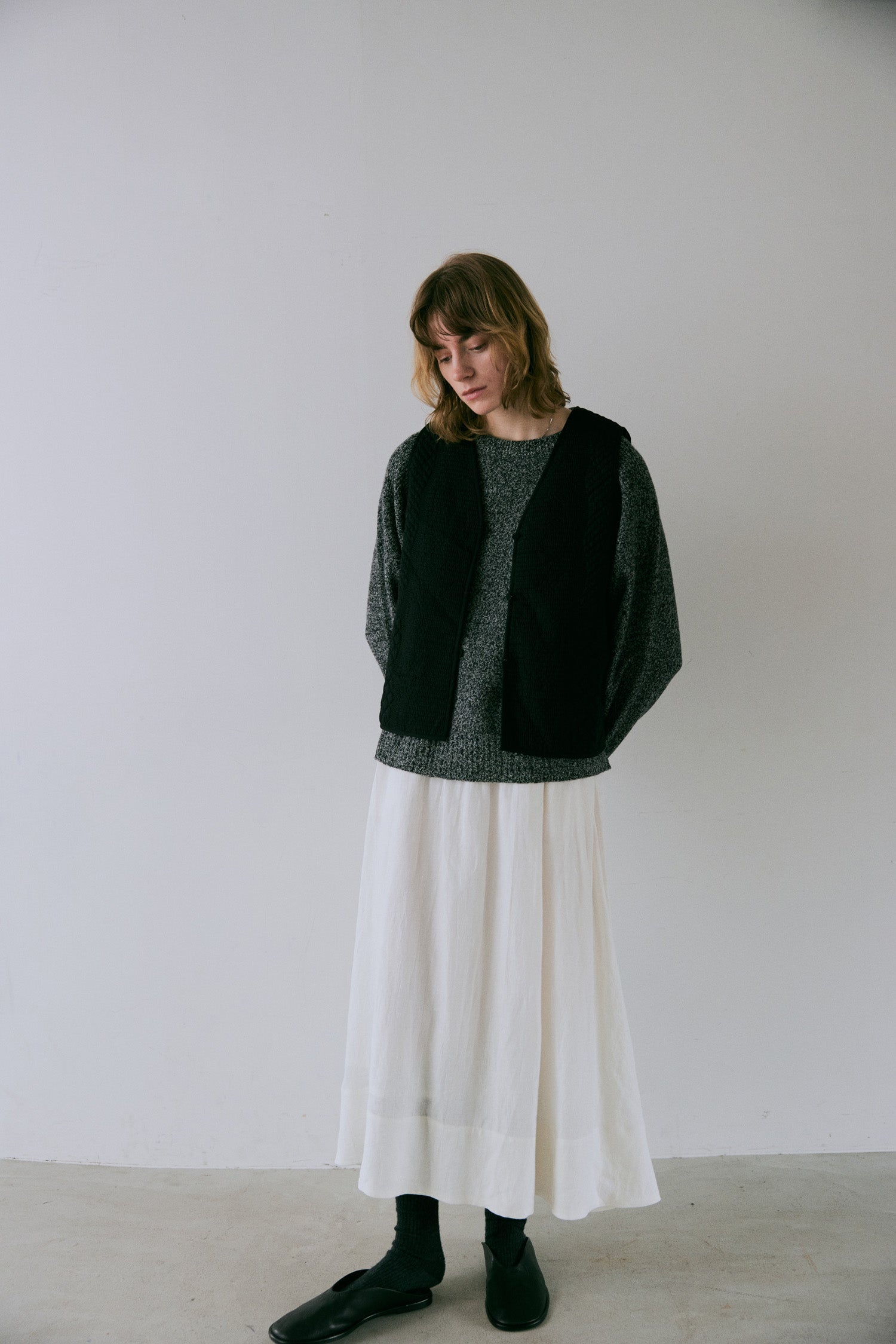 \再入荷/doux bleu インドキルト刺繍 2WAYベスト DB-2548-033