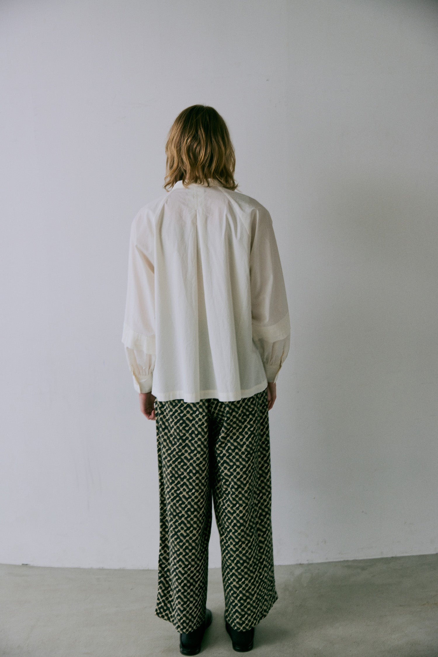 doux bleu インドプリント イージーパンツ DB-2545-007