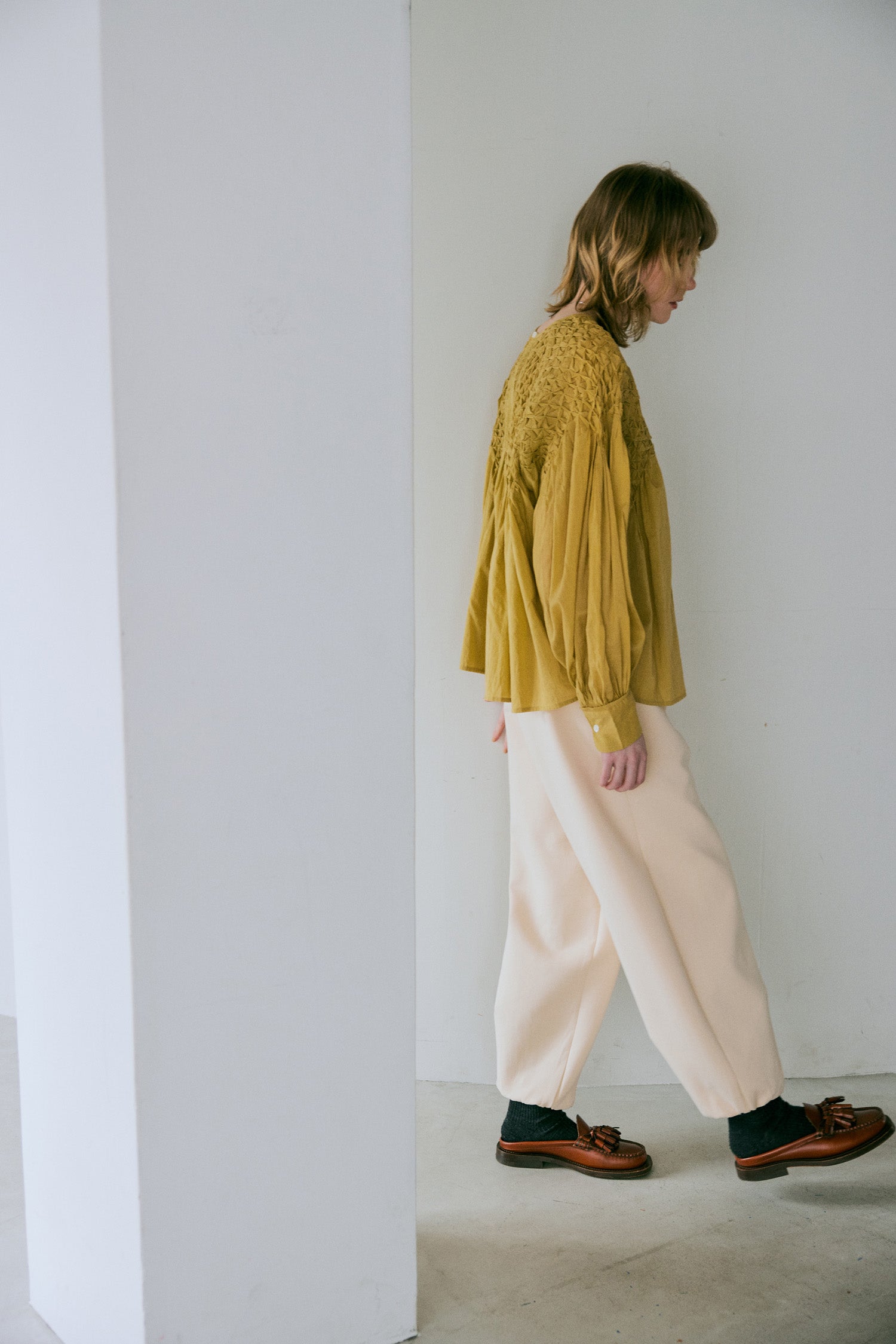 doux bleu タック ジョガーパンツ DB-2545-029