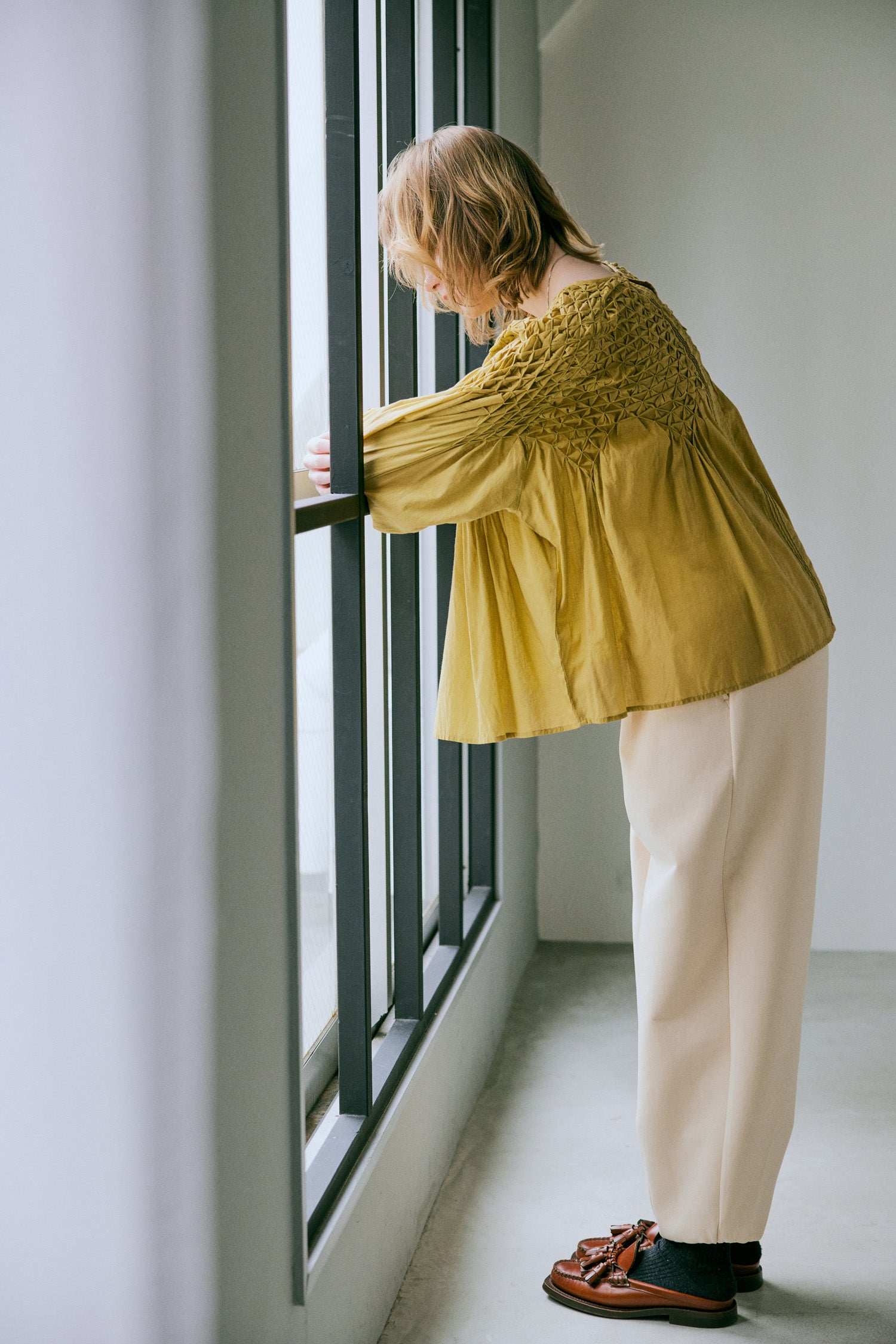 doux bleu タック ジョガーパンツ DB-2545-029