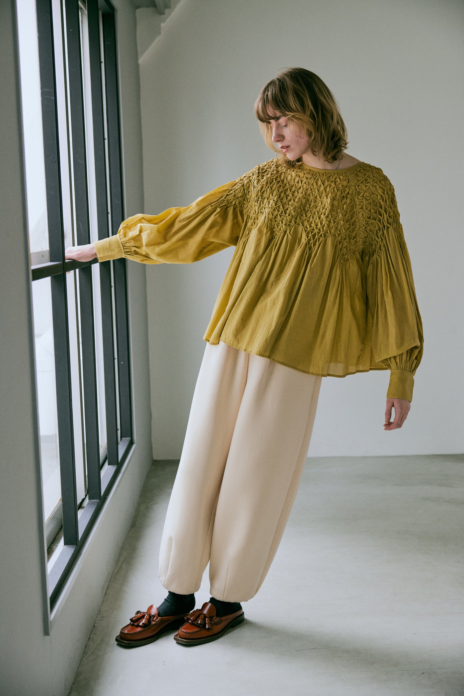 doux bleu タック ジョガーパンツ DB-2545-029