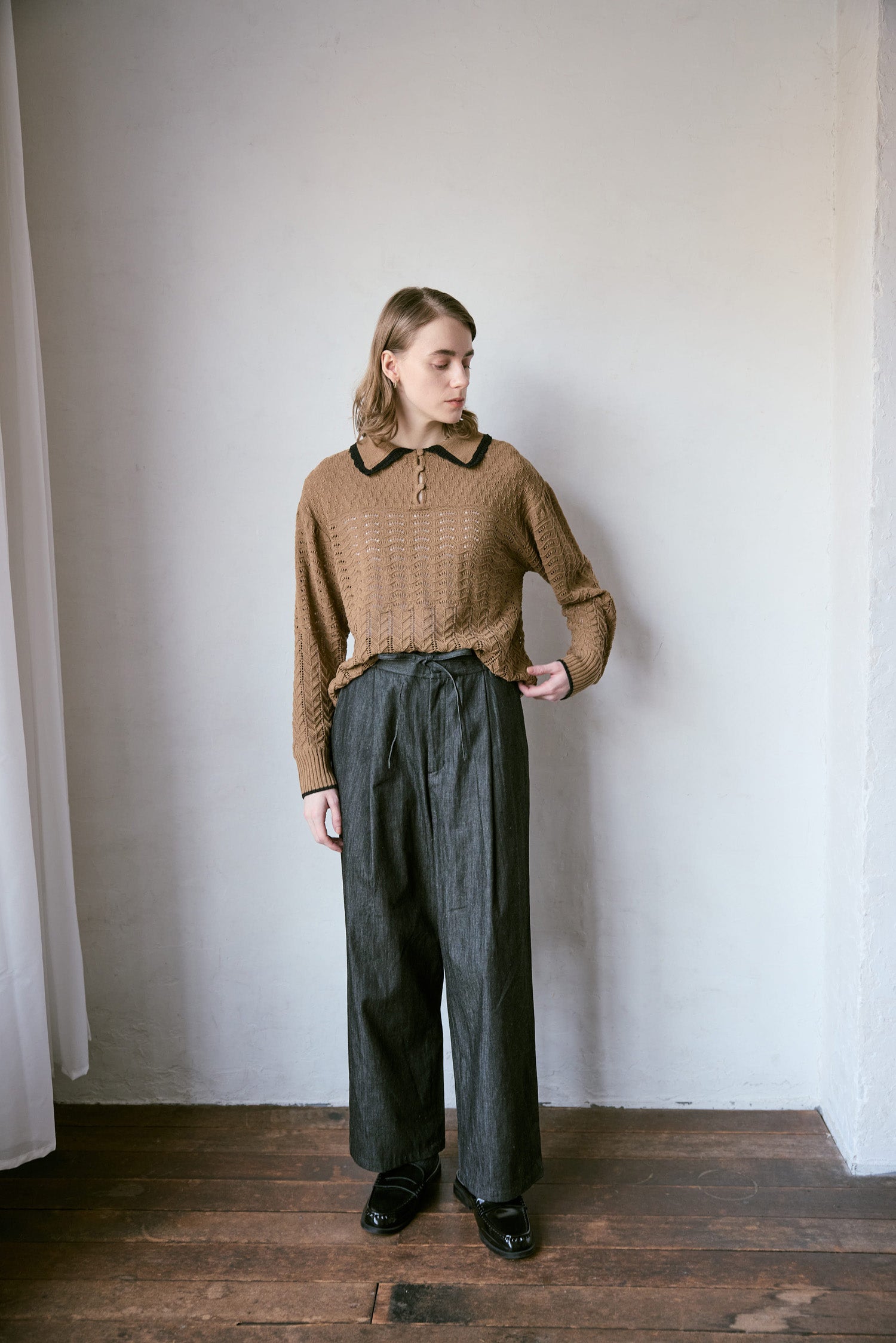 doux bleu ライトデニム サロペット DB-2645-005
