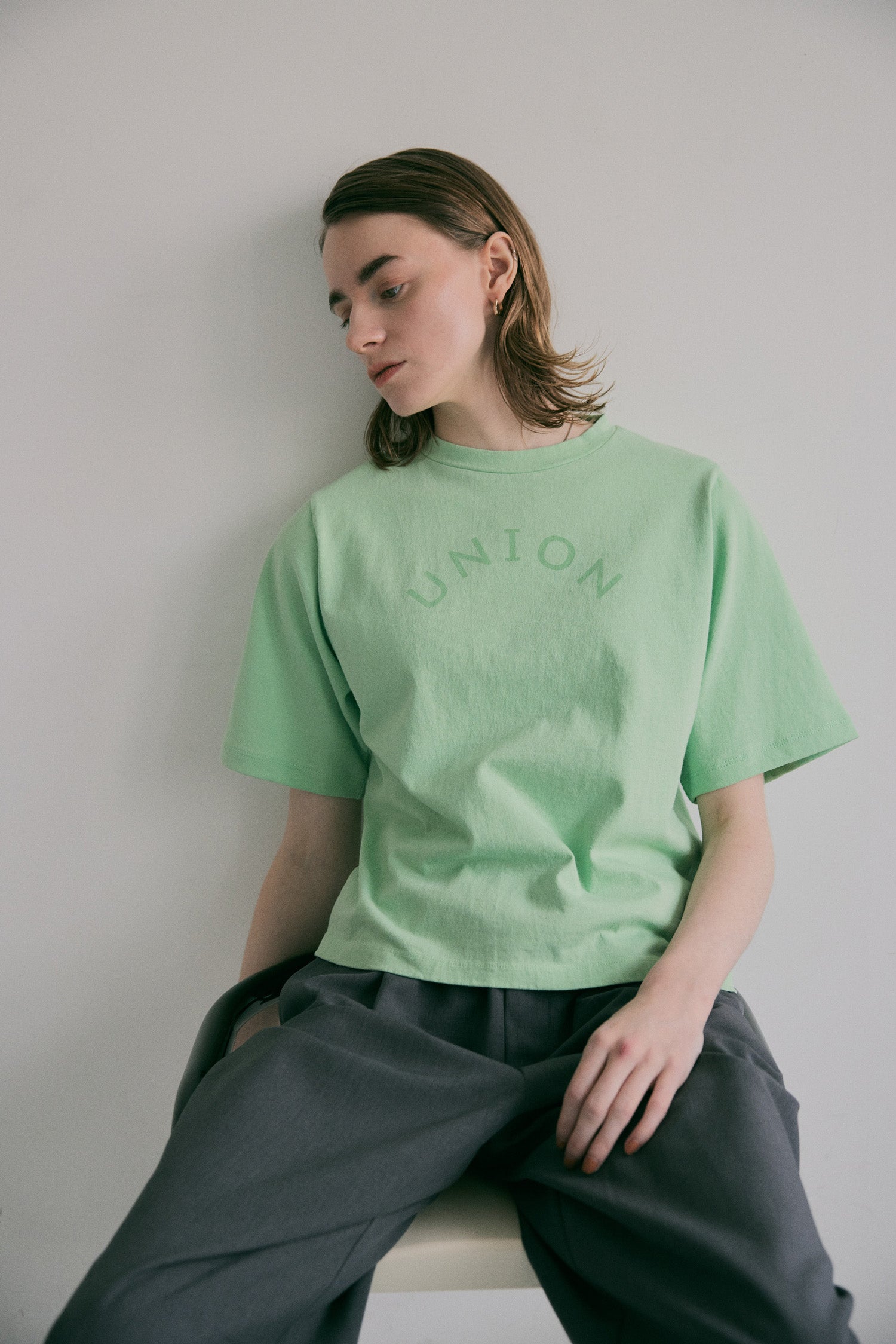 doux bleu union プリントTシャツ DB-2621-076