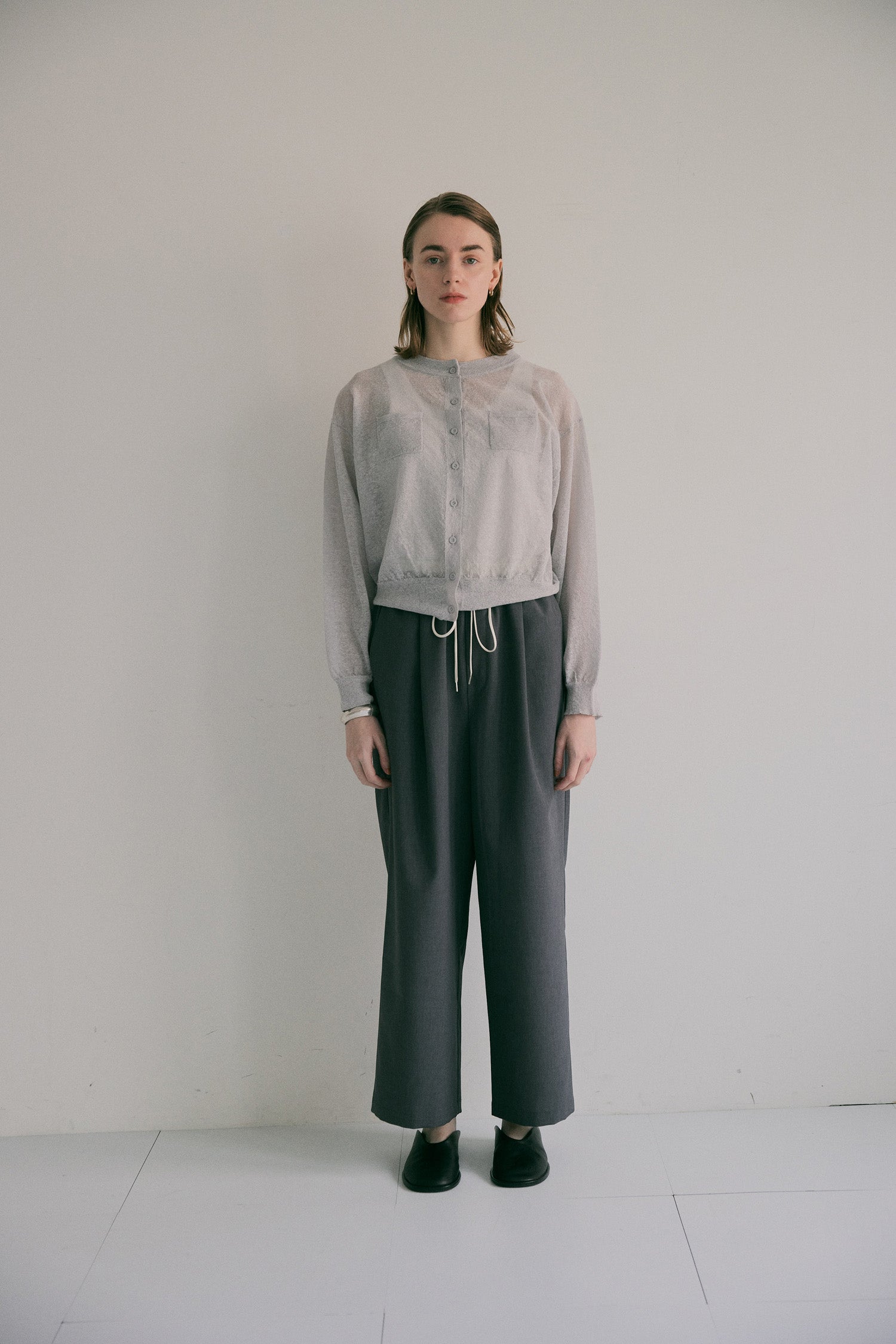 doux bleu シアーポケット カーディガン DB-2622-071