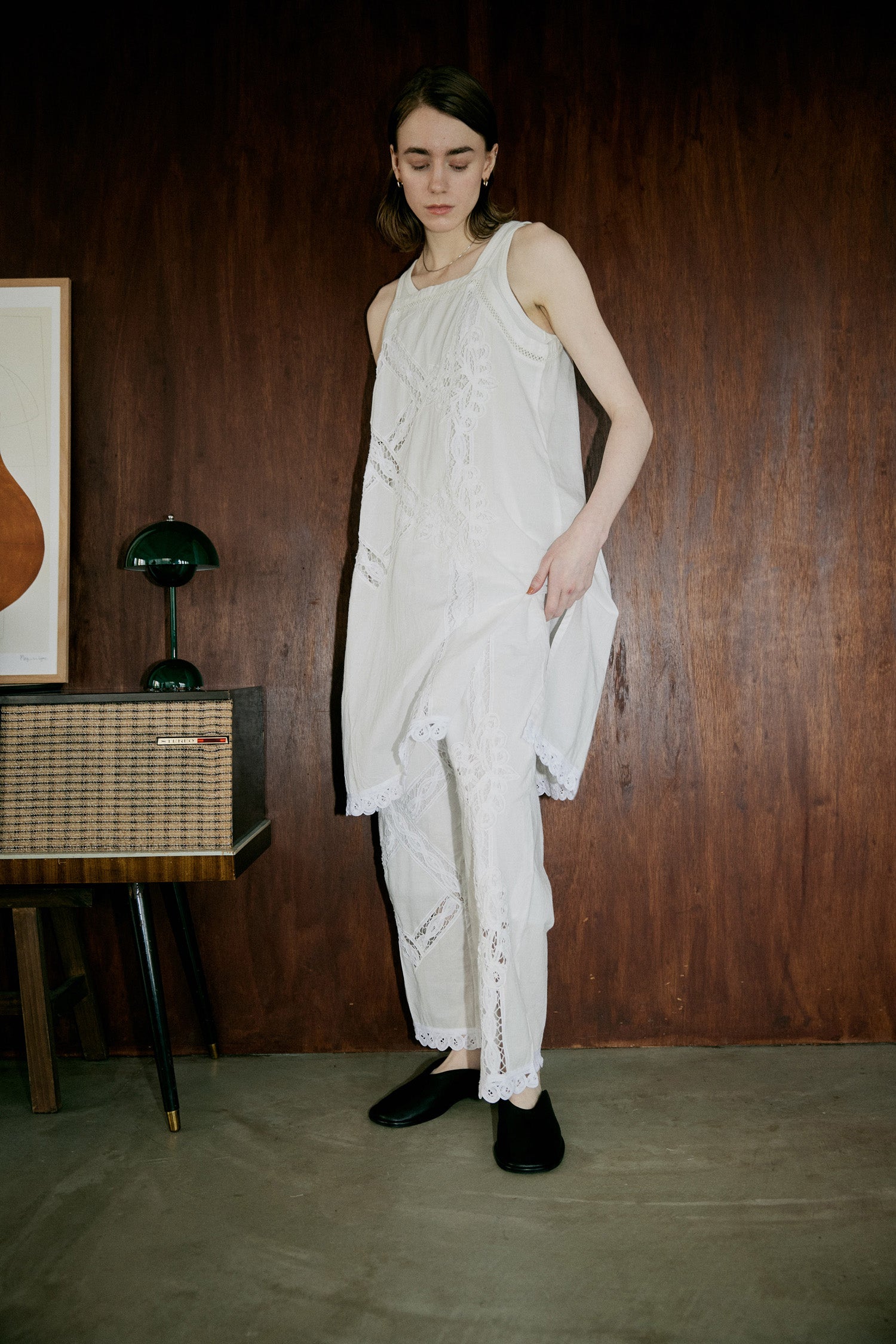 doux bleu バテンレースパンツ DB-2625-068