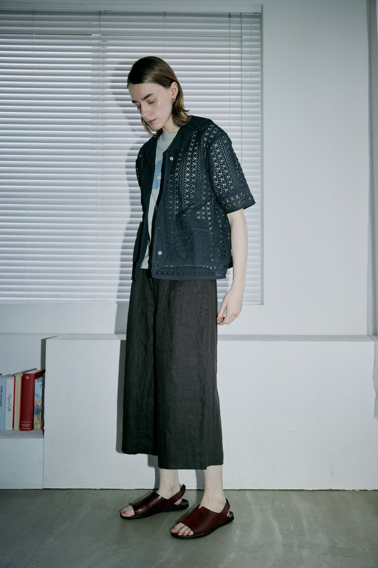 doux bleu レース セーラーシャツ DB-2627-069