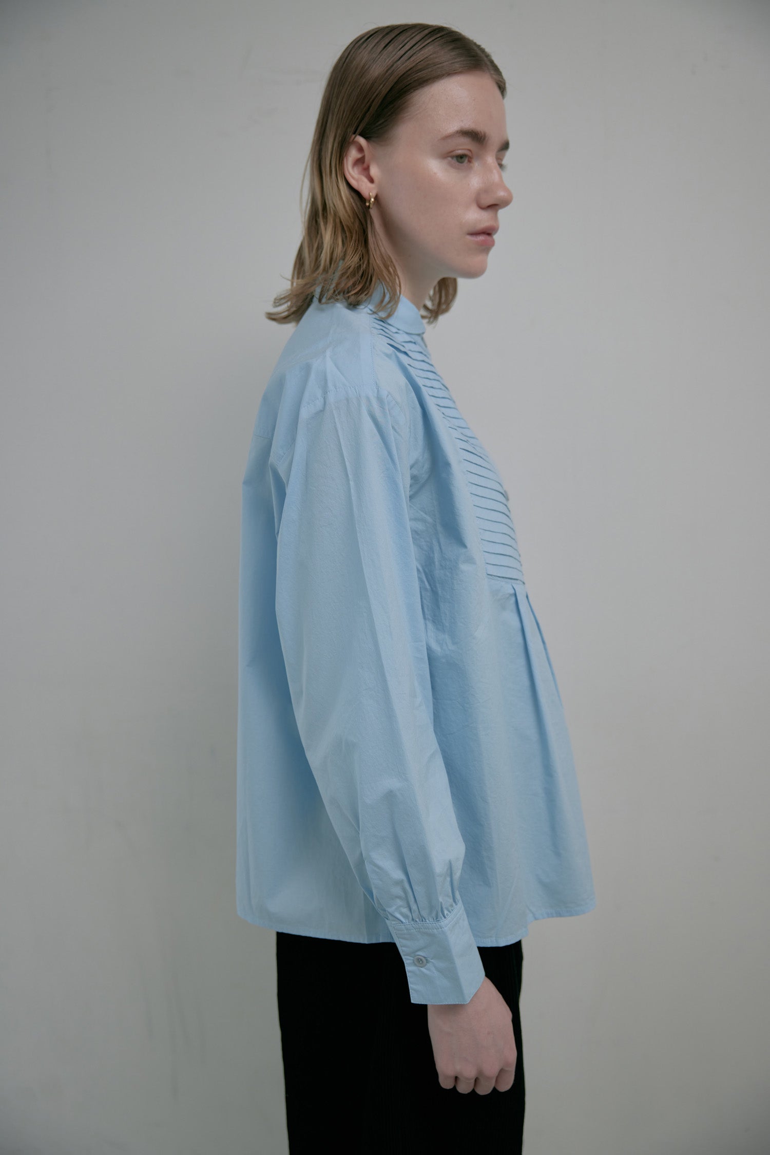 doux bleu ピンタック ブラウス DB-2553-049