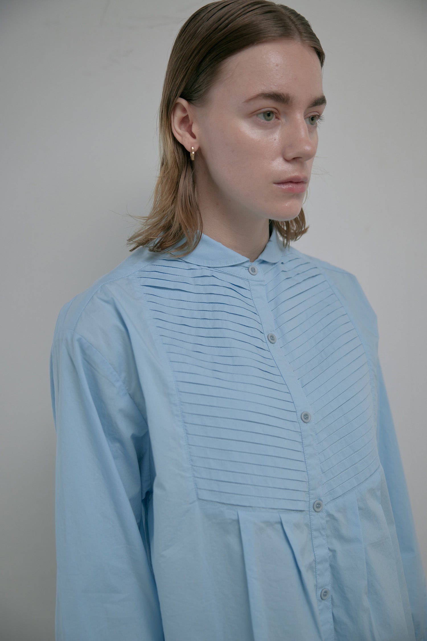 doux bleu ピンタック ブラウス DB-2553-049