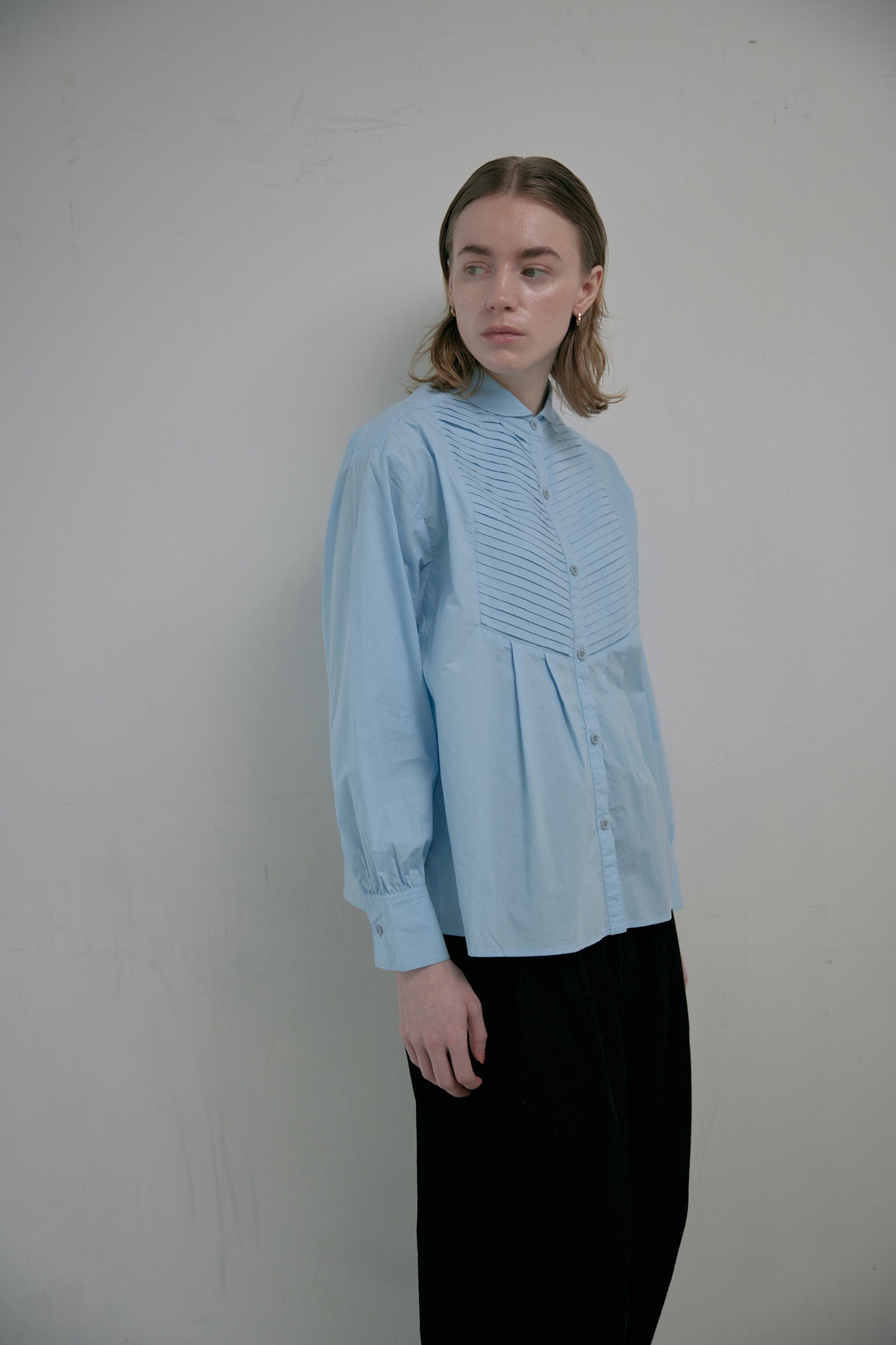 doux bleu ピンタック ブラウス DB-2553-049